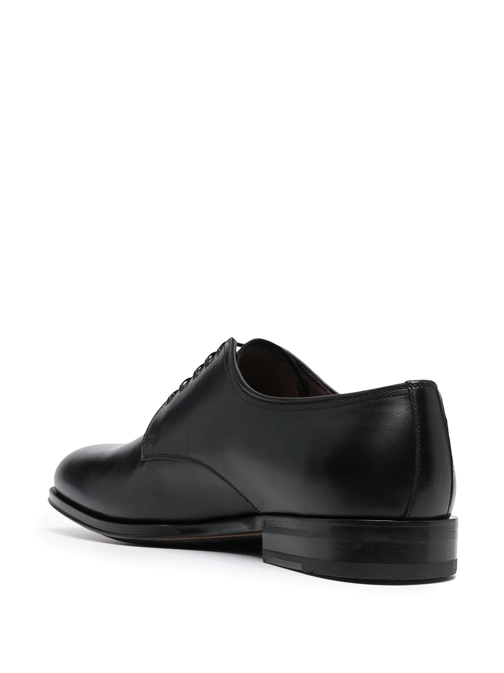 lace-up leather derby shoes - 3