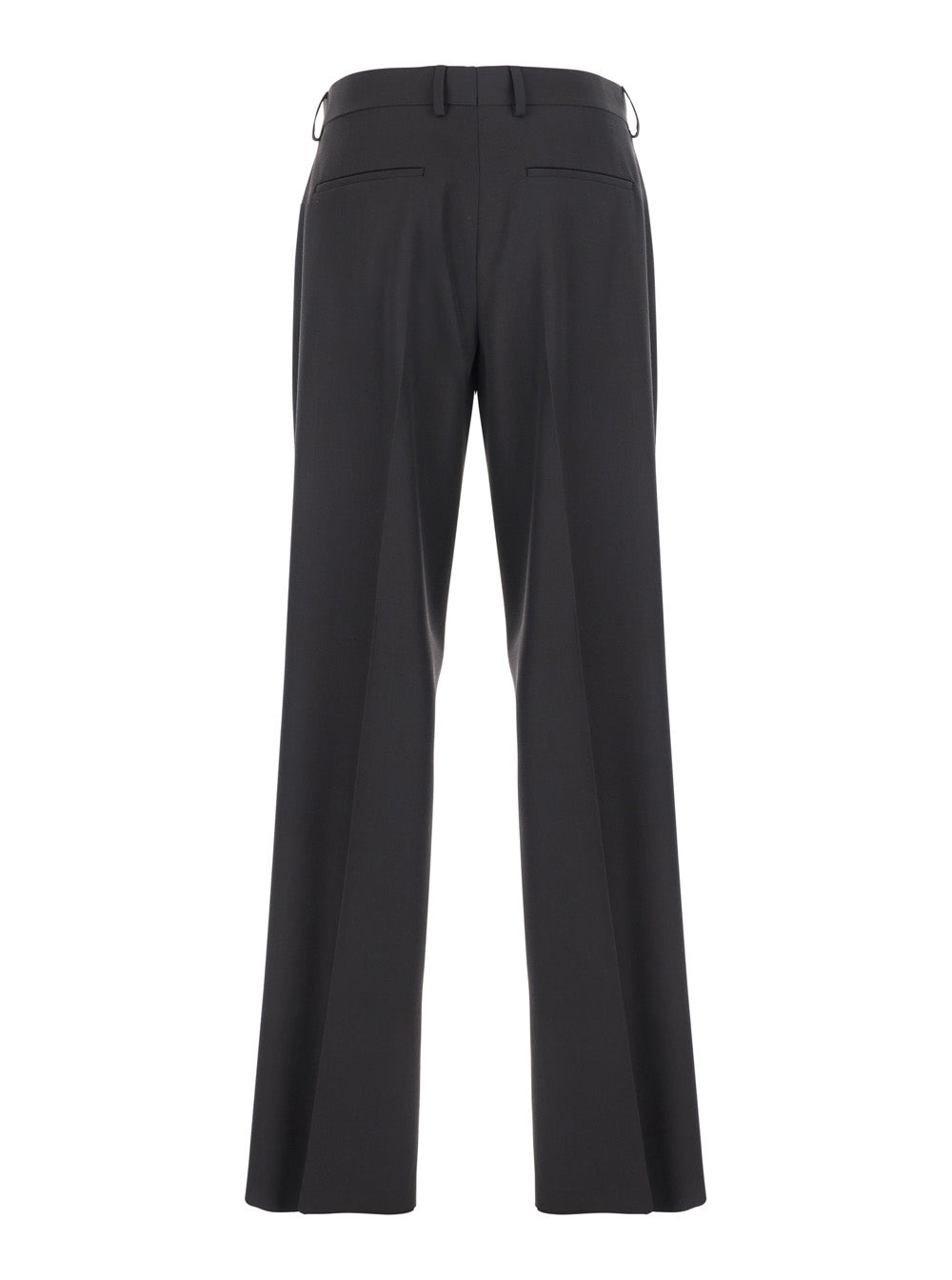 Fendi Men Brown Pants With Belt Loops And Ff Plaque On The Loop In Wool Blend  Man - 2
