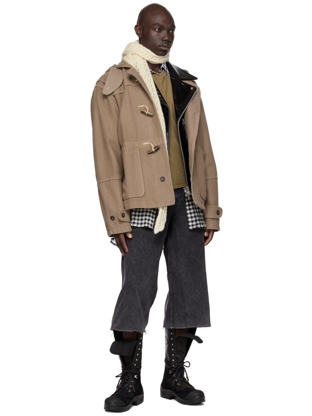Our Legacy Cropped Duffle Peafowl Bath Wool | REVERSIBLE