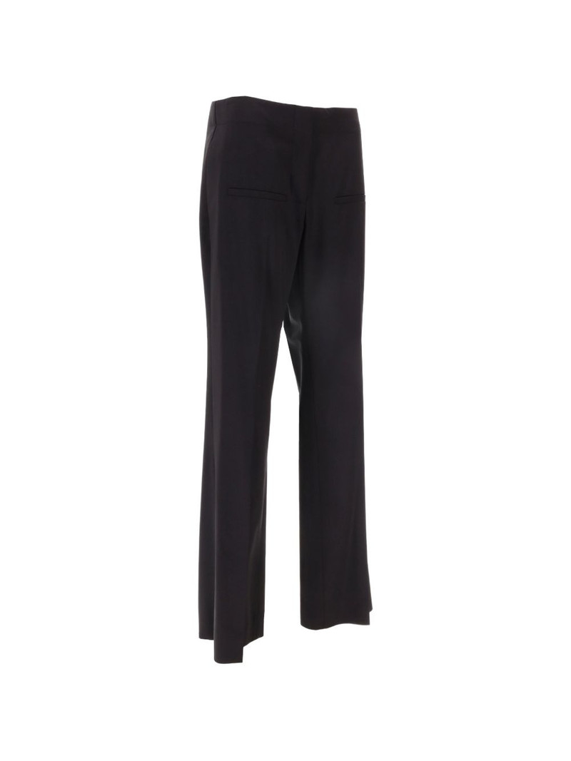 front-slit straight-leg trousers 4