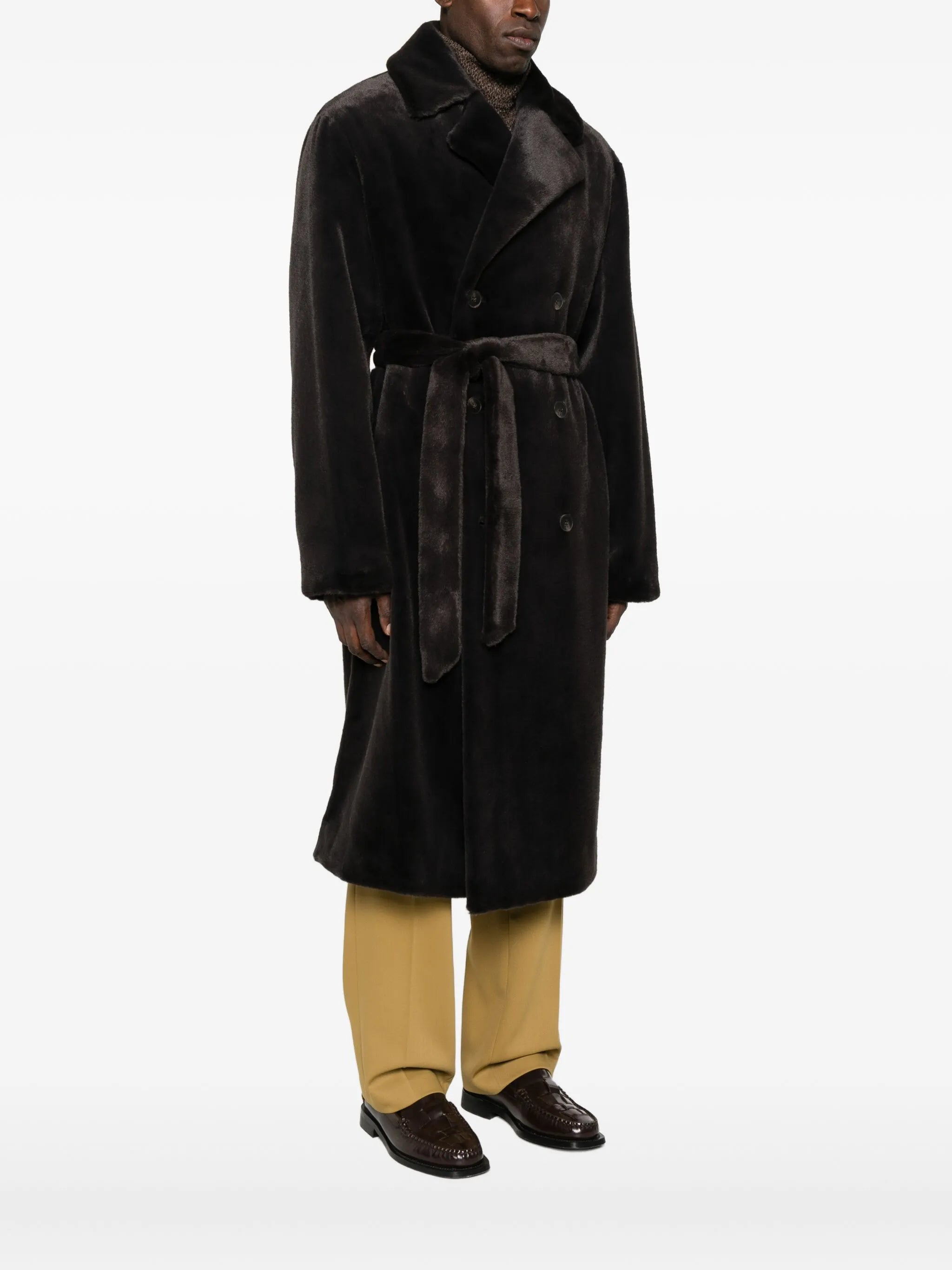 Drole De Monsieur Belted Double-breasted Coat - 4