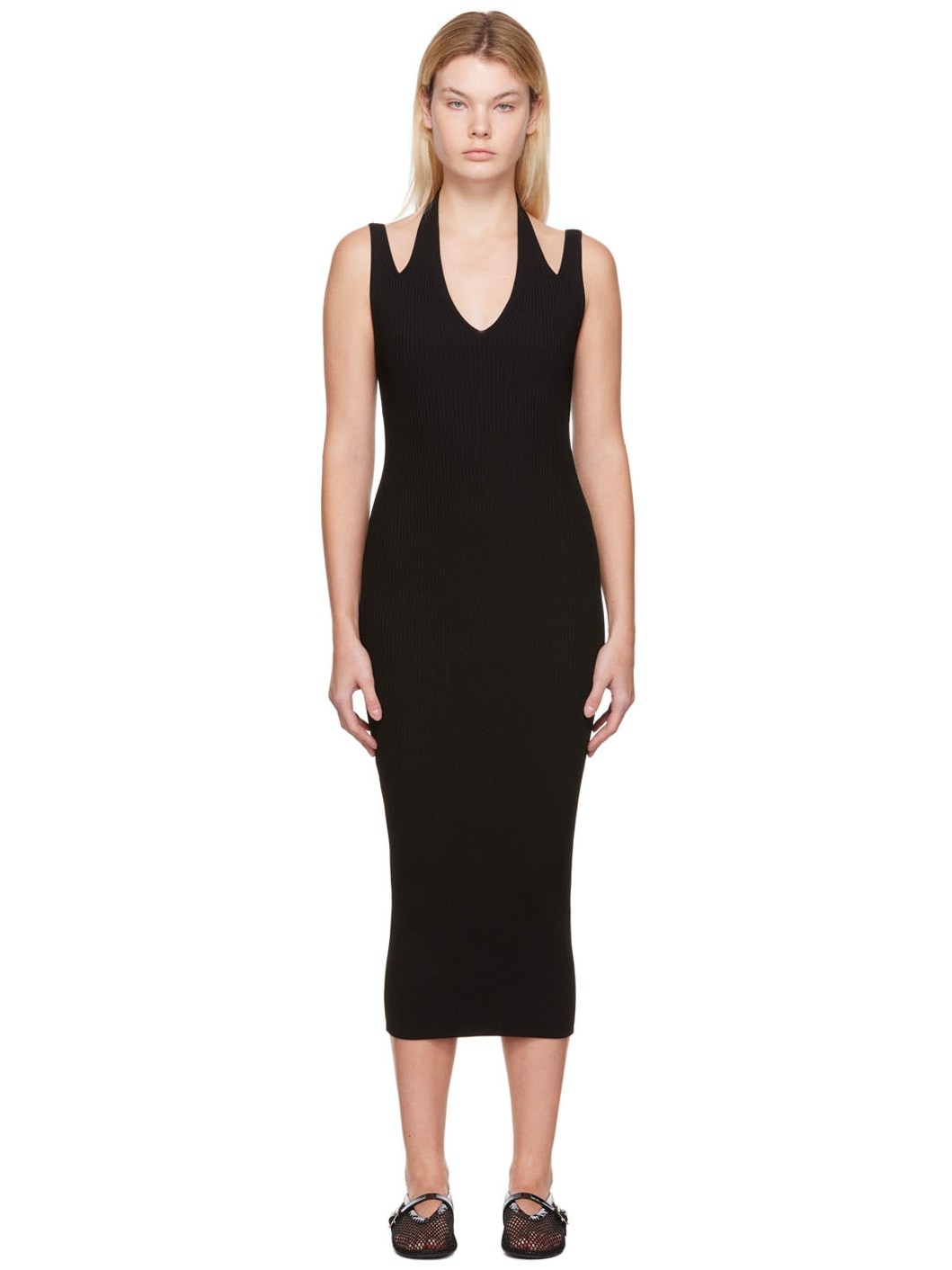 Black Tube Midi Dress - 2