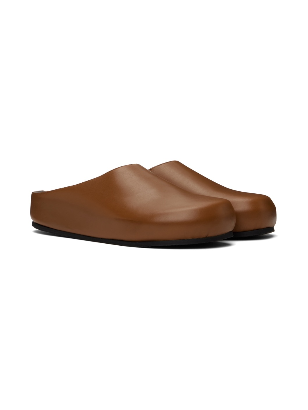 SSENSE Exclusive Brown Wearing Slip-On Loafers - 4
