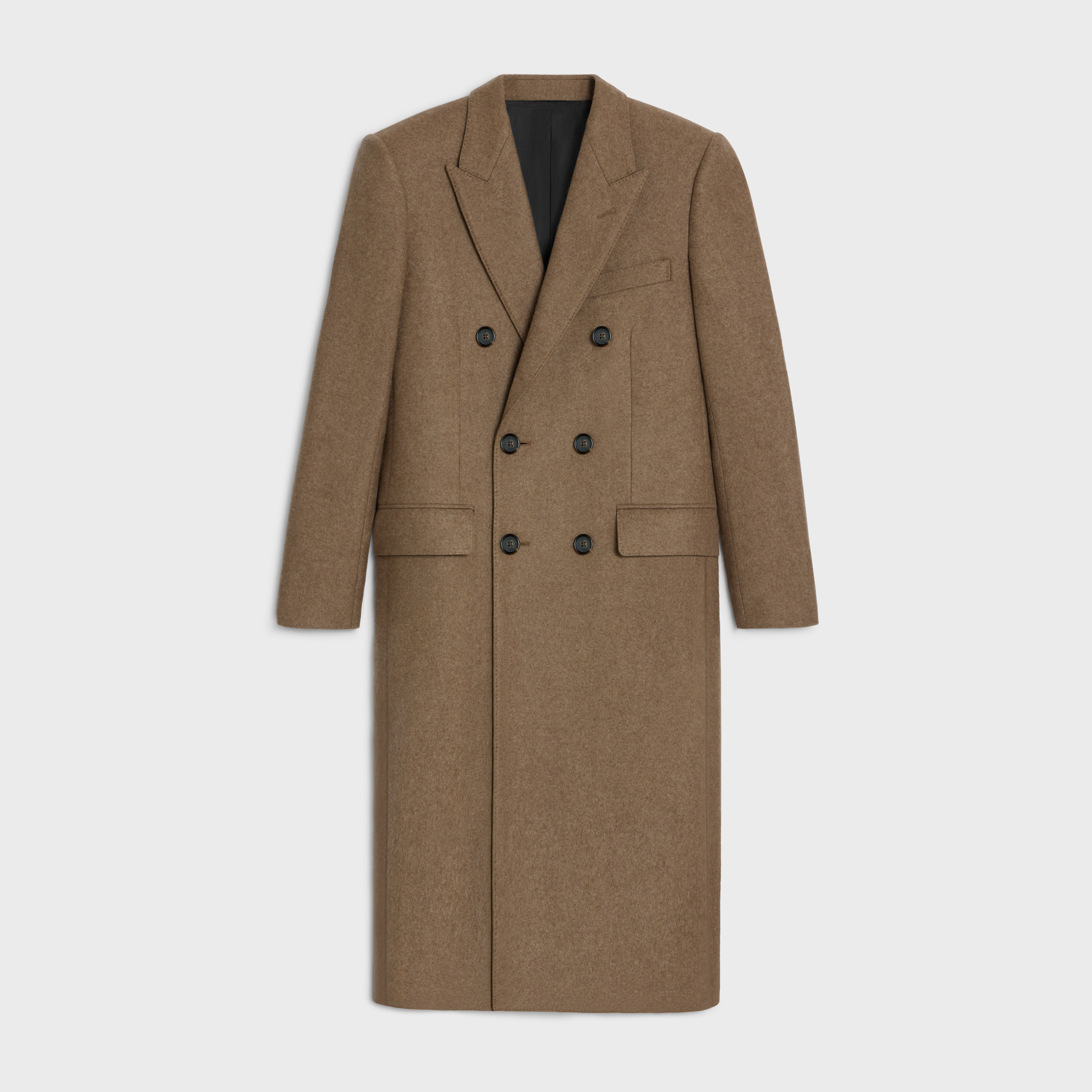 chesterfield coat in cashmere cloth - 1