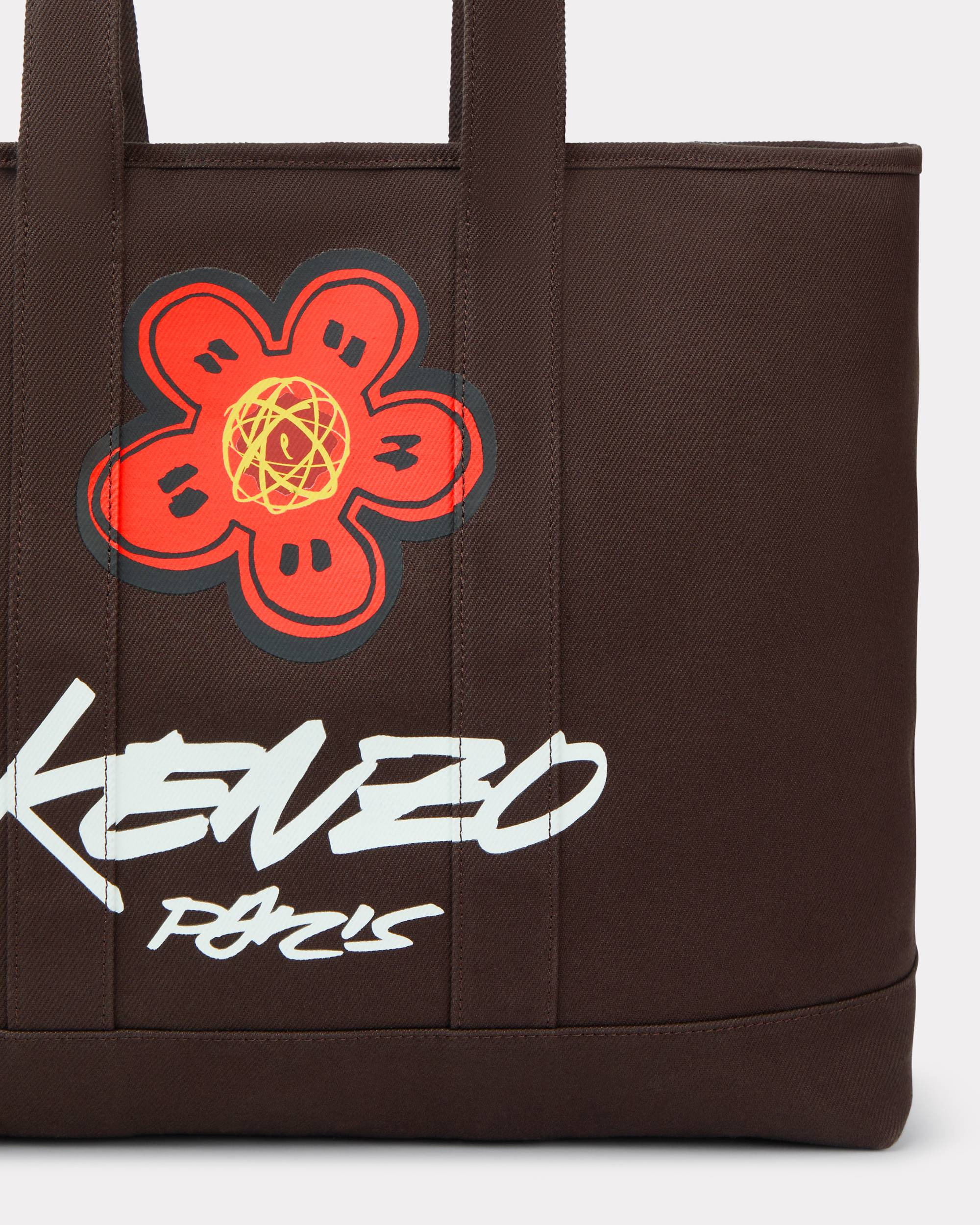 'Kenzo x Futura 2000' large tote bag 'Kenzo Utility' in canvas - 3