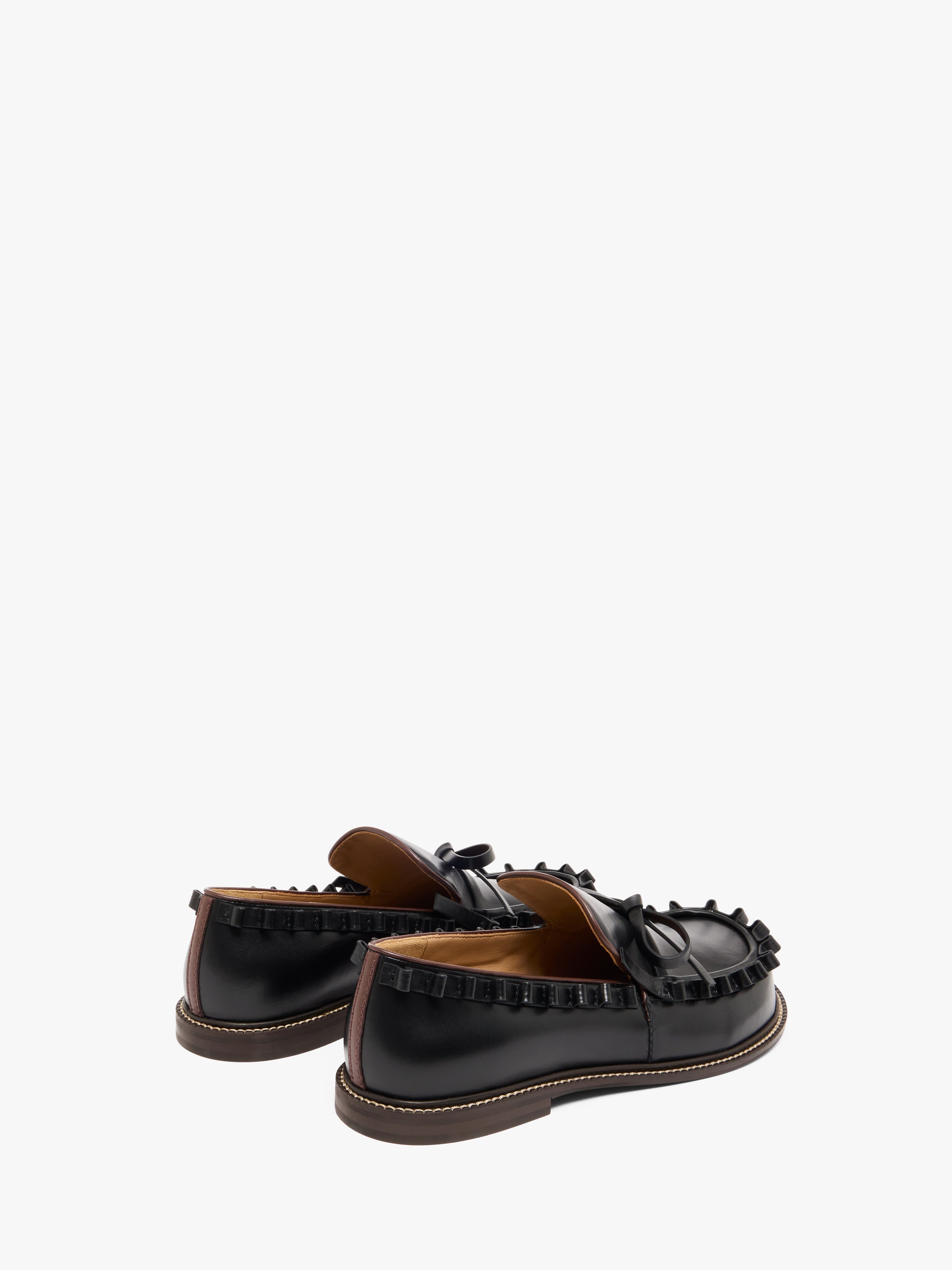 RUFFLE LEATHER MOCCASSIN - 3