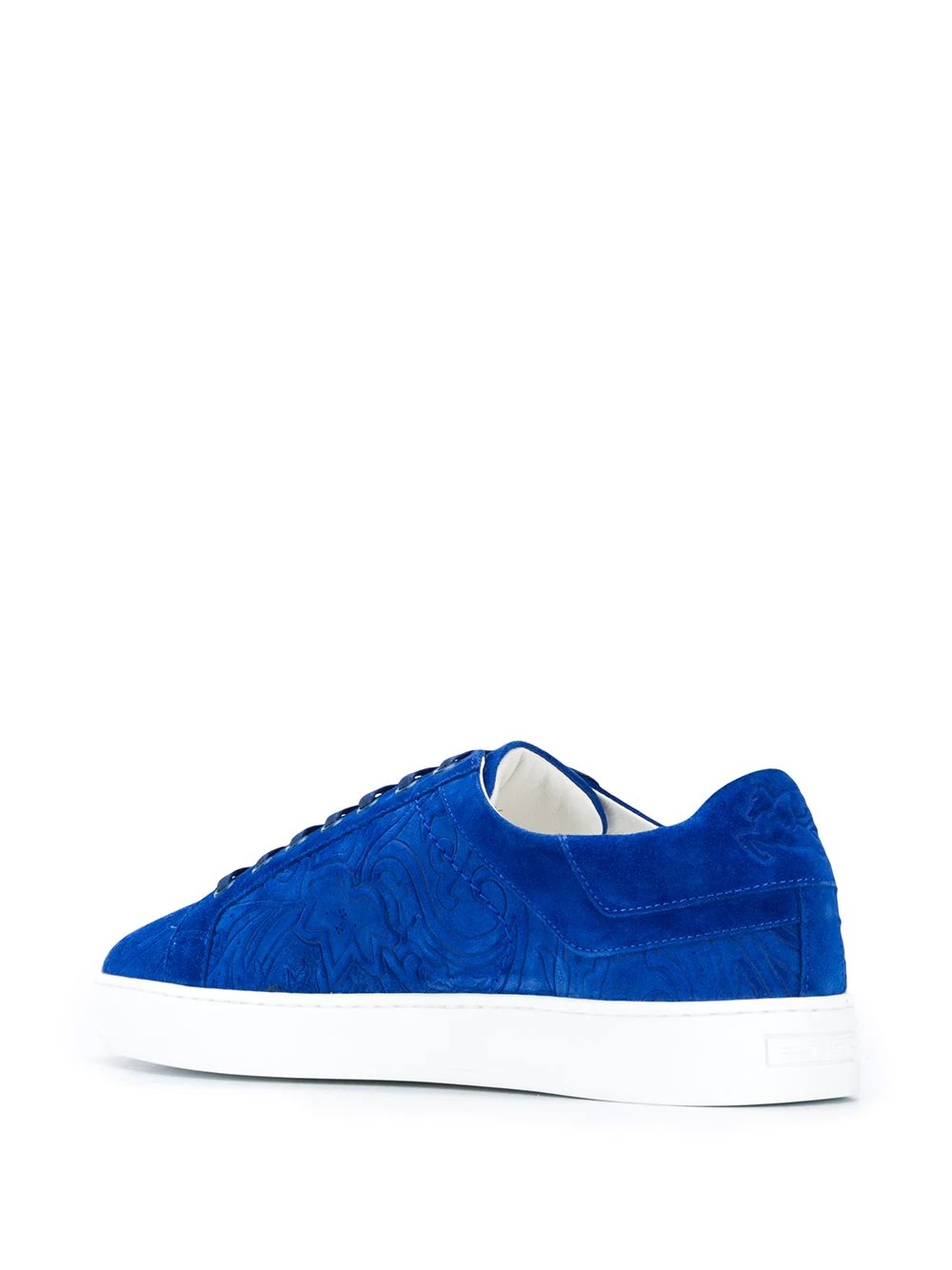 paisley-print suede sneakers - 3