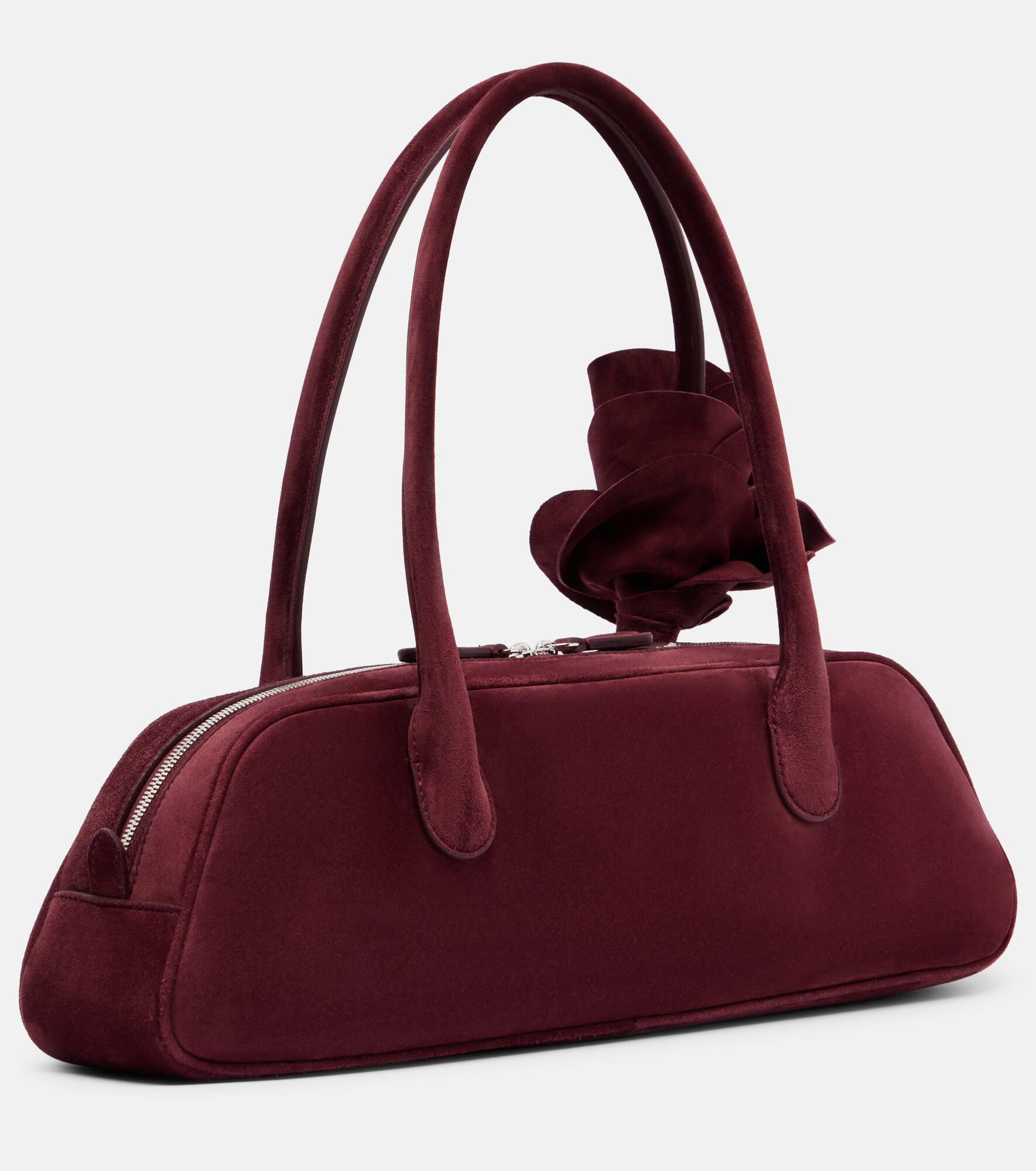 Brigitte suede shoulder bag - 4