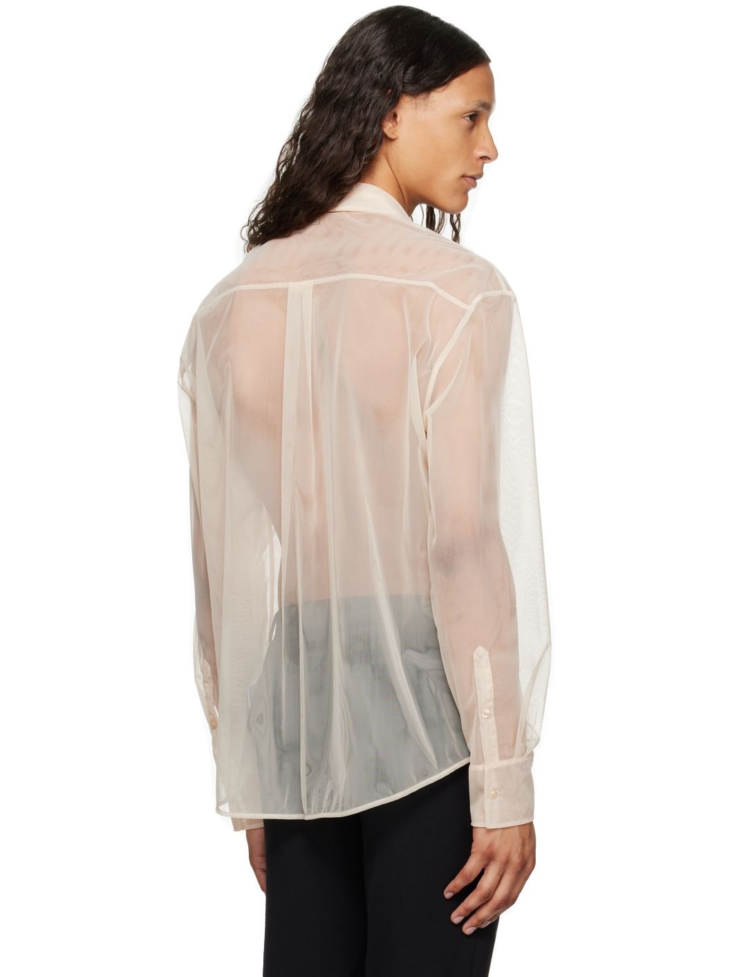 Beige Pearl Shirt - 3
