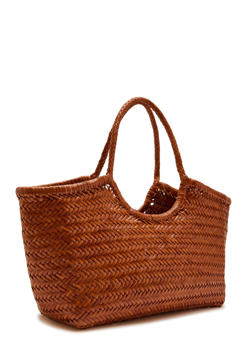 DRAGON DIFFUSION Dragon Diffusion Nantucket Big Woven Leather Tote bag outlook