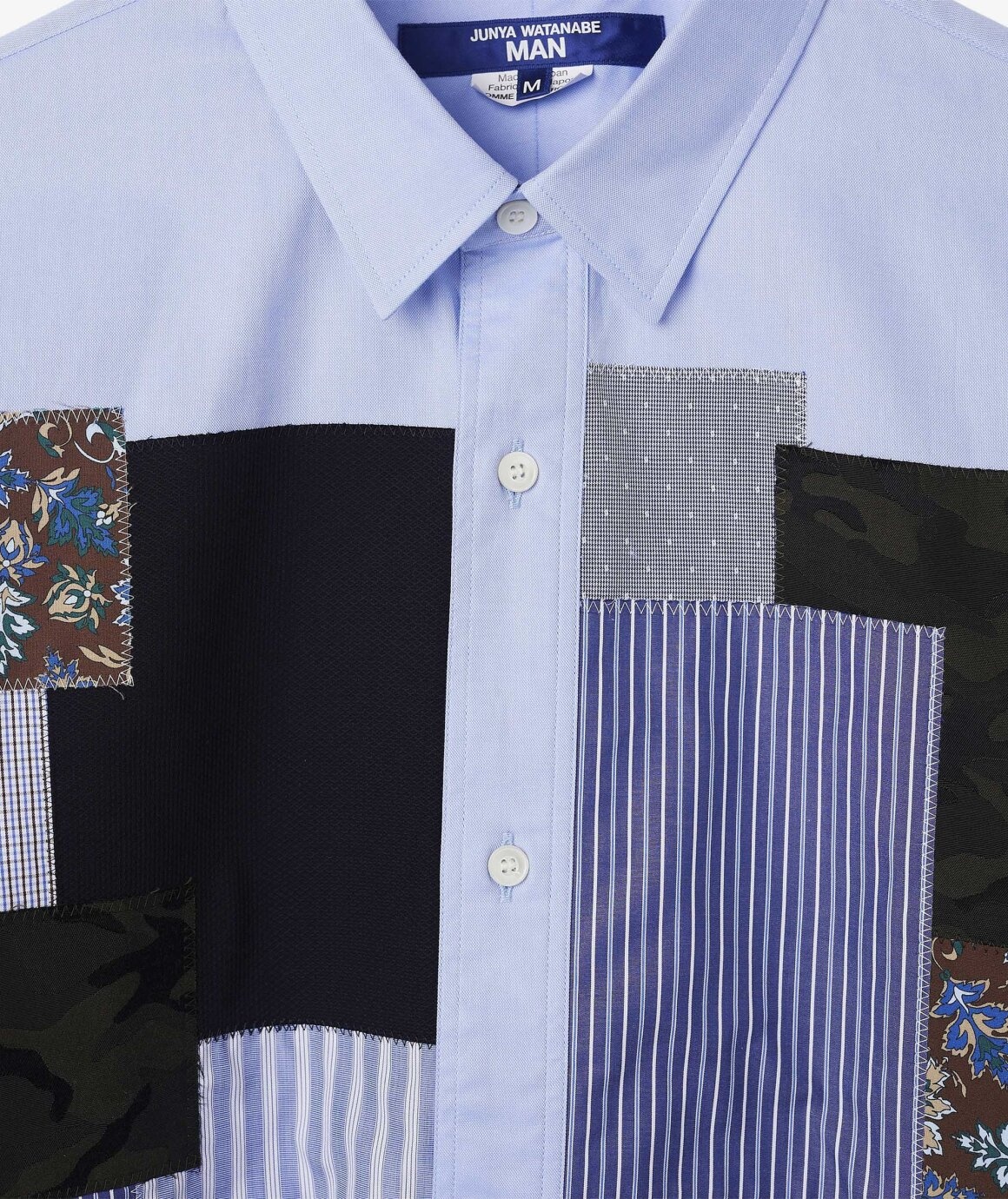 Men's Patchwork L/S Shirt - 5