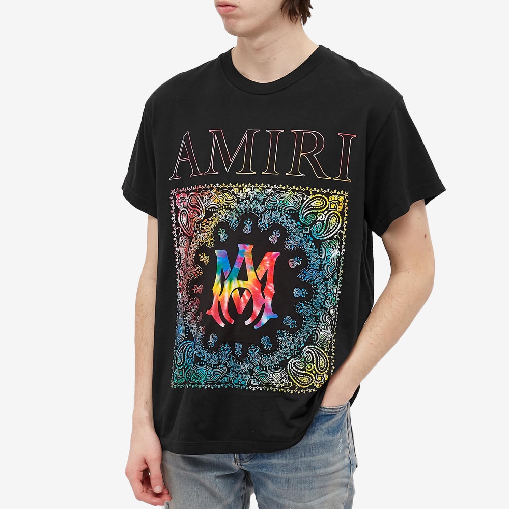 Amiri Rainbow Bandana Tee - 3