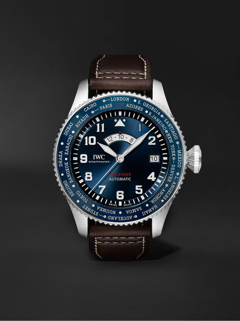 Pilot’s Watch Timezoner Le Petit Prince Limited Edition Automatic 46mm Stainless Steel and Leather W 1