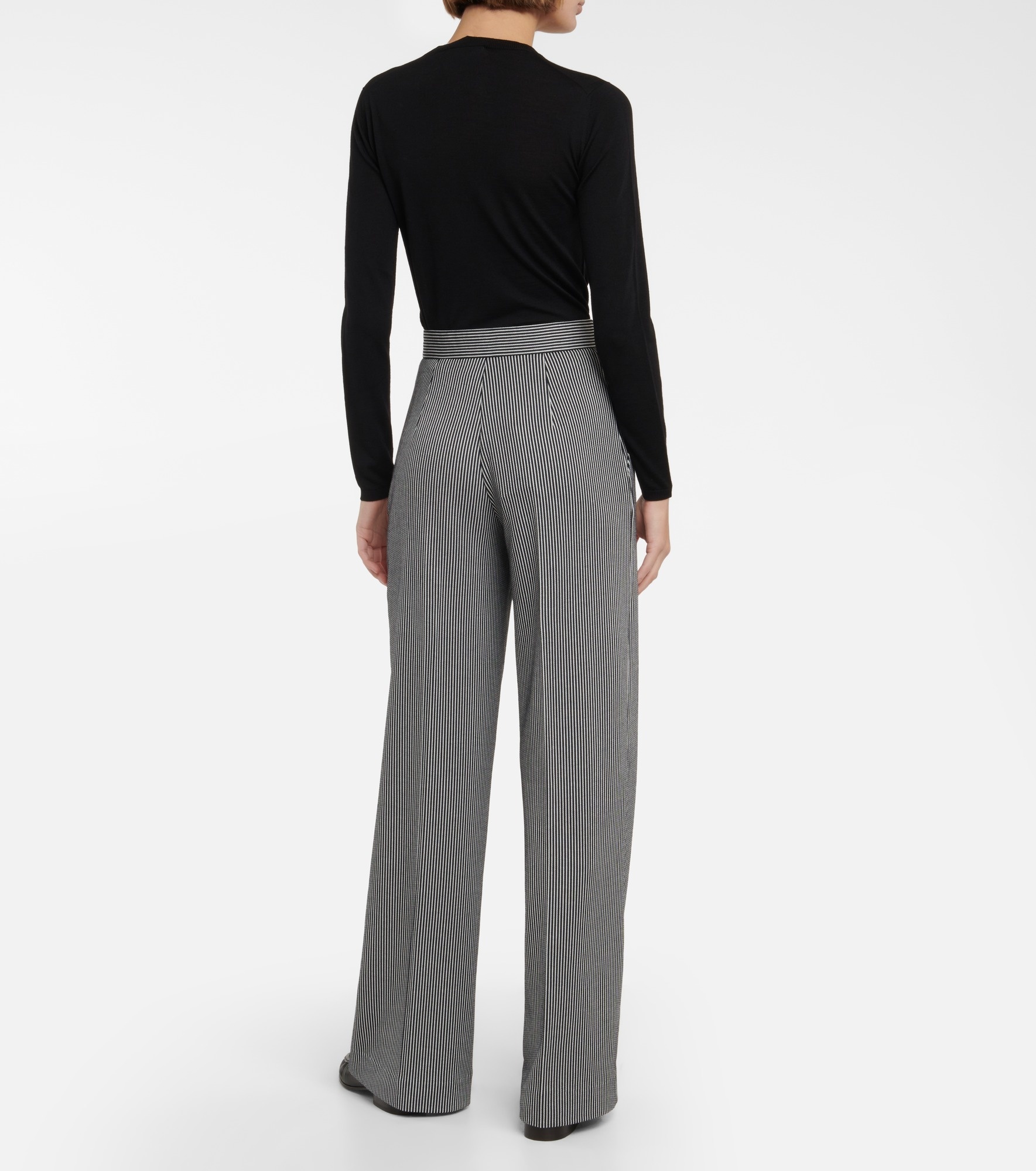 Anfora high-rise wide-leg pants - 3
