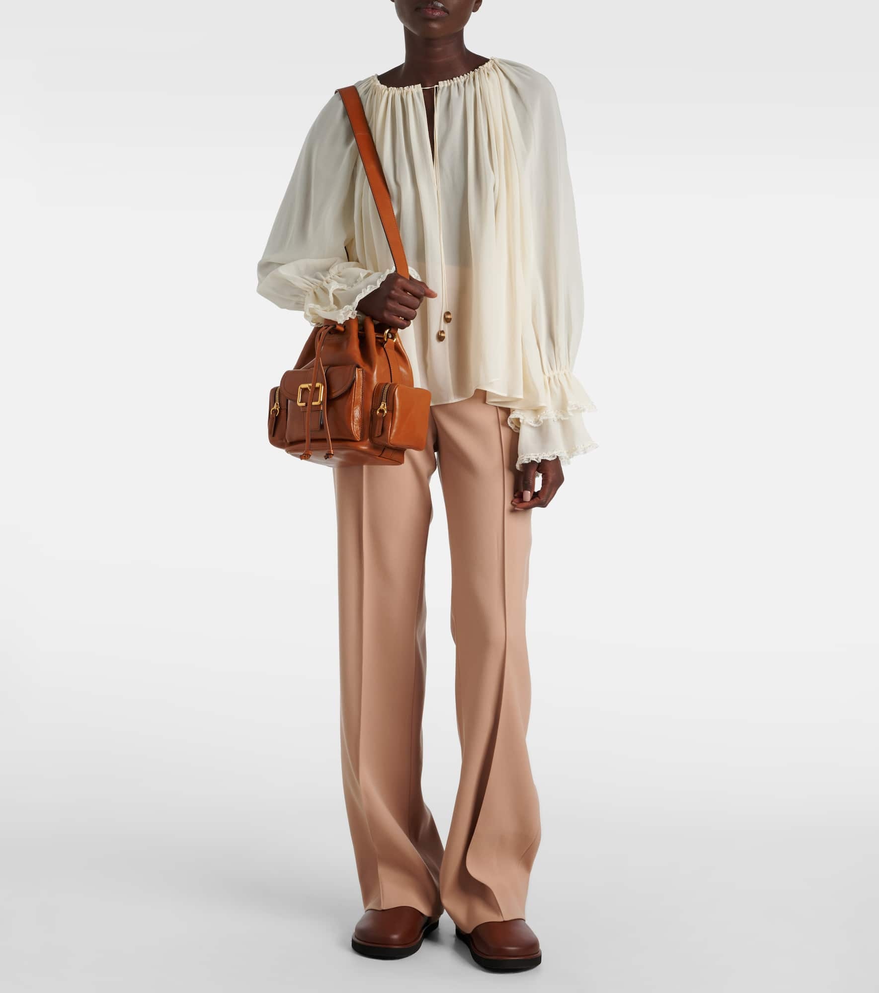 Leather backpack - 5