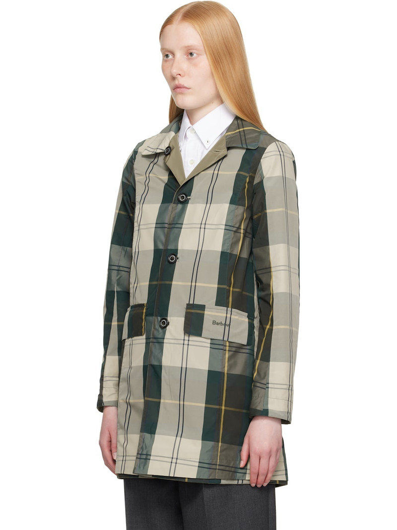 Barbour Khaki Babbity Showerproof Reversible Jacket outlook