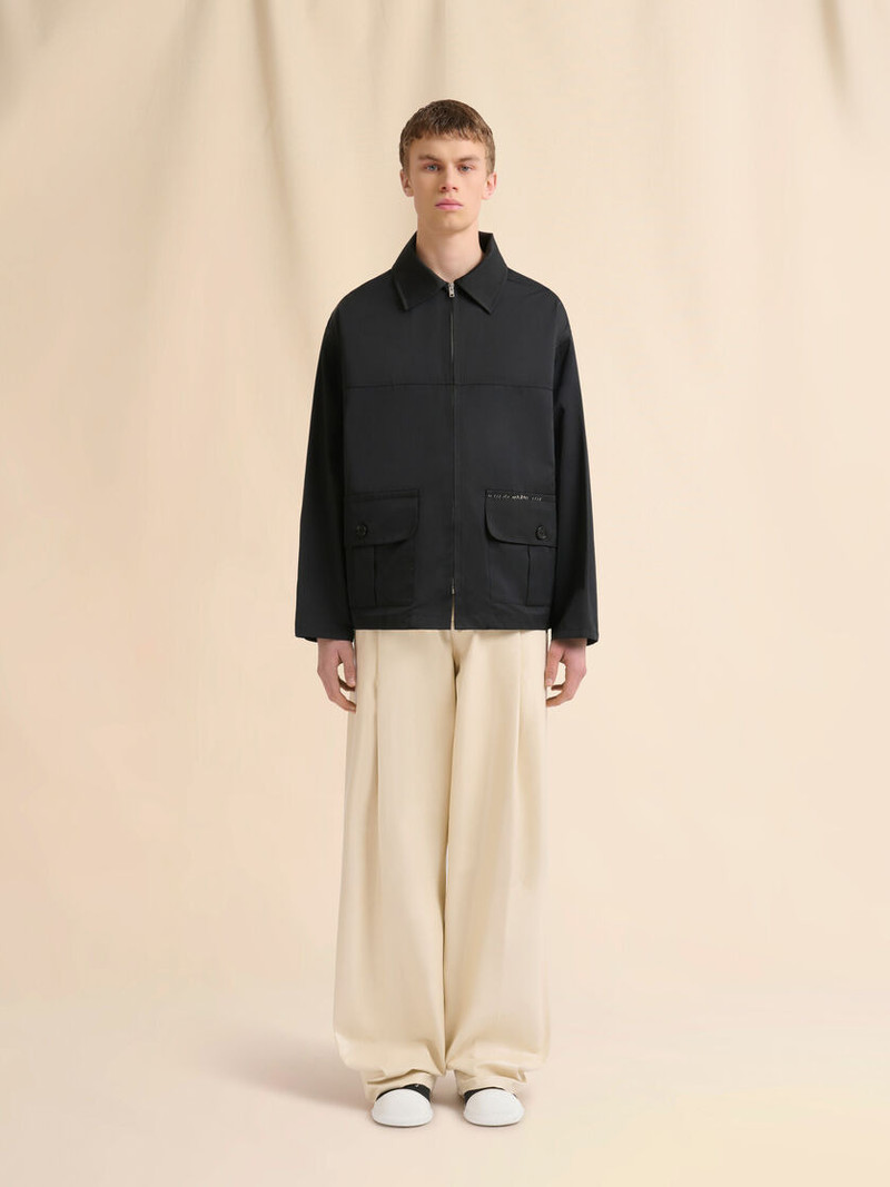 Marni BLACK WATER-REPELLENT TAFFETA JACKET outlook