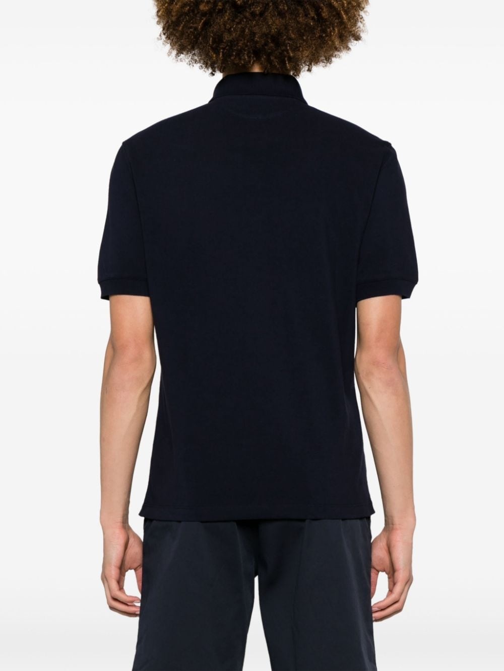 piquÃ©-weave cotton polo shirt - 4