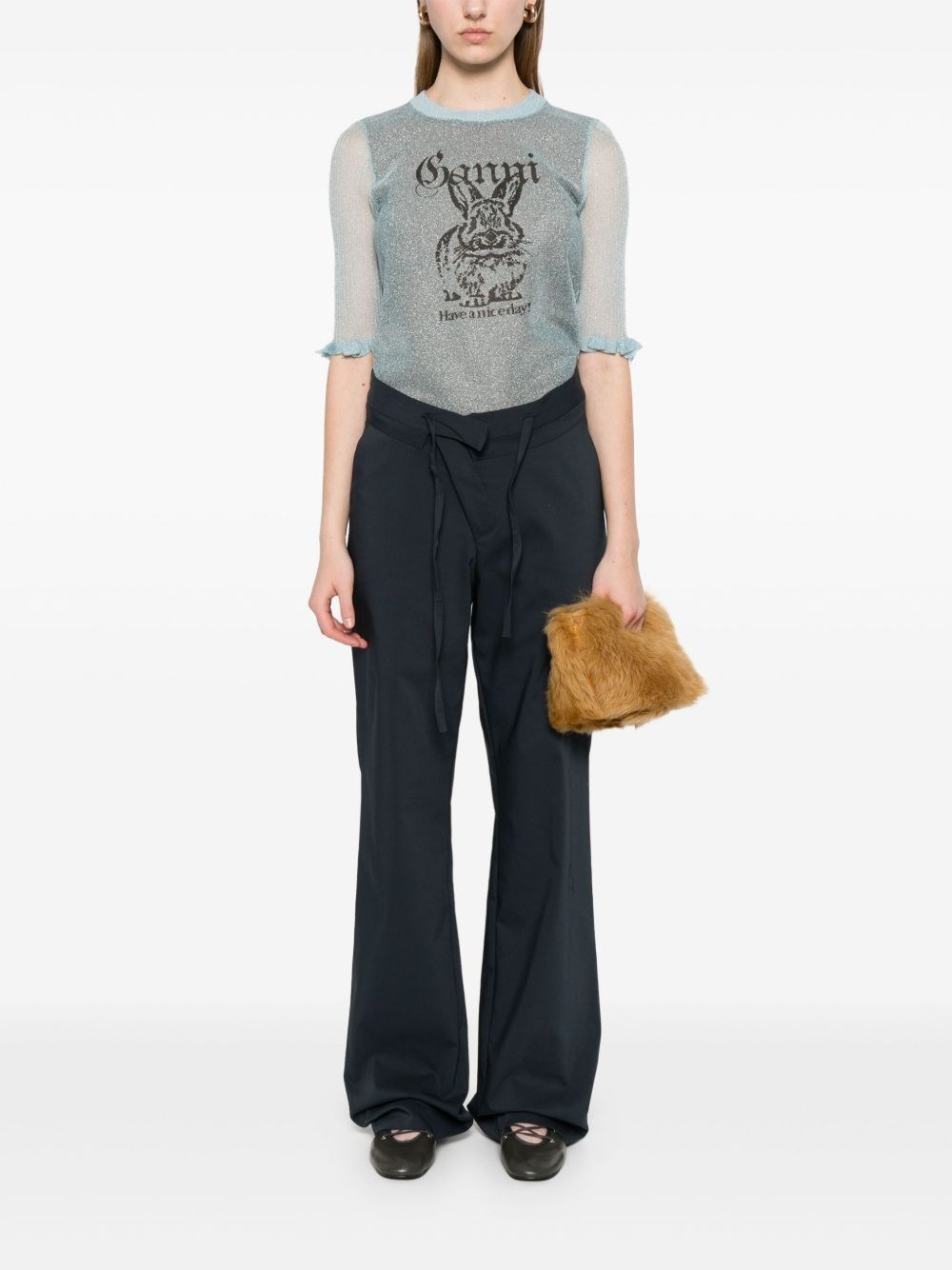 Bunny crewneck top - 3
