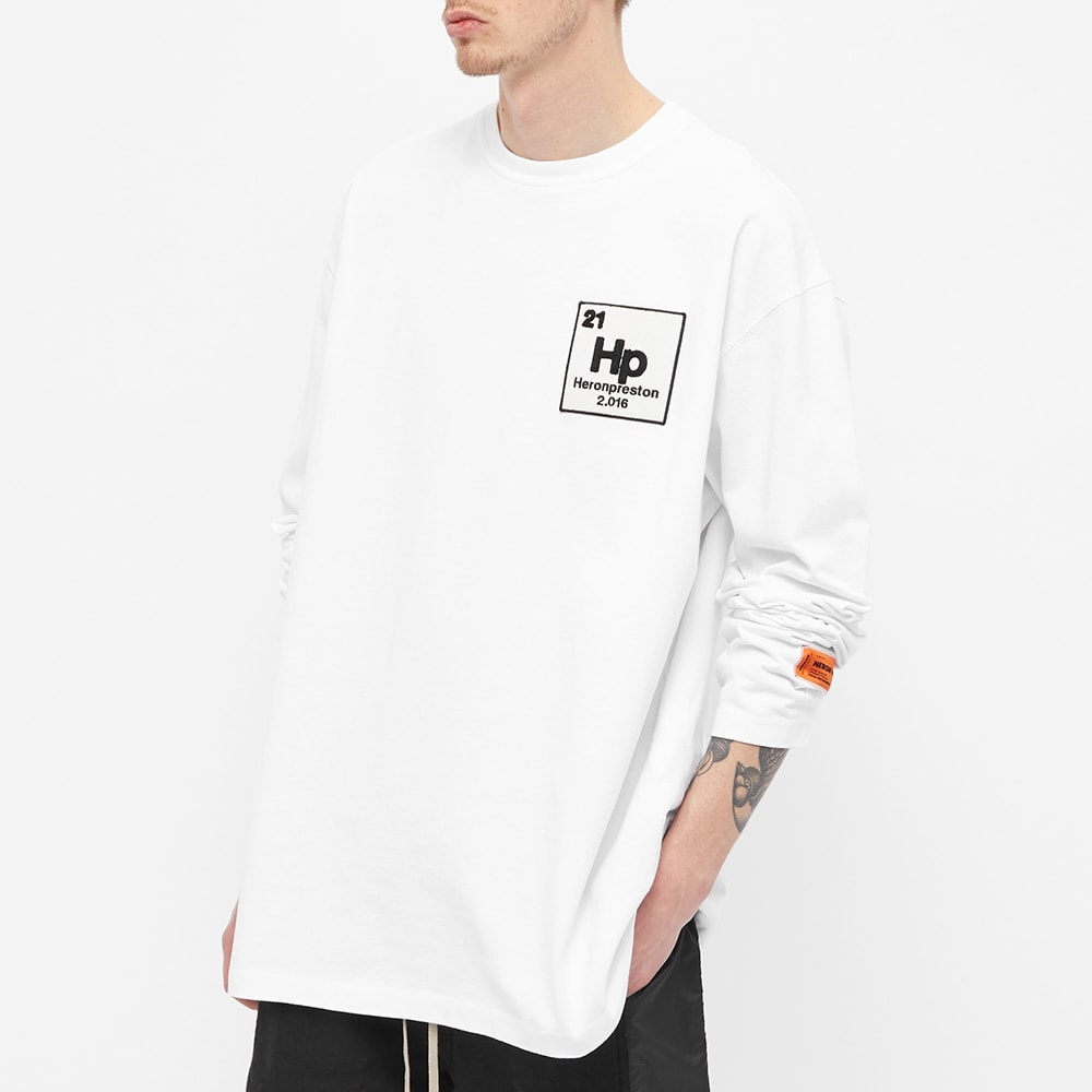 Heron Preston Long Sleeve Oversized Herons Halo Tee - 4