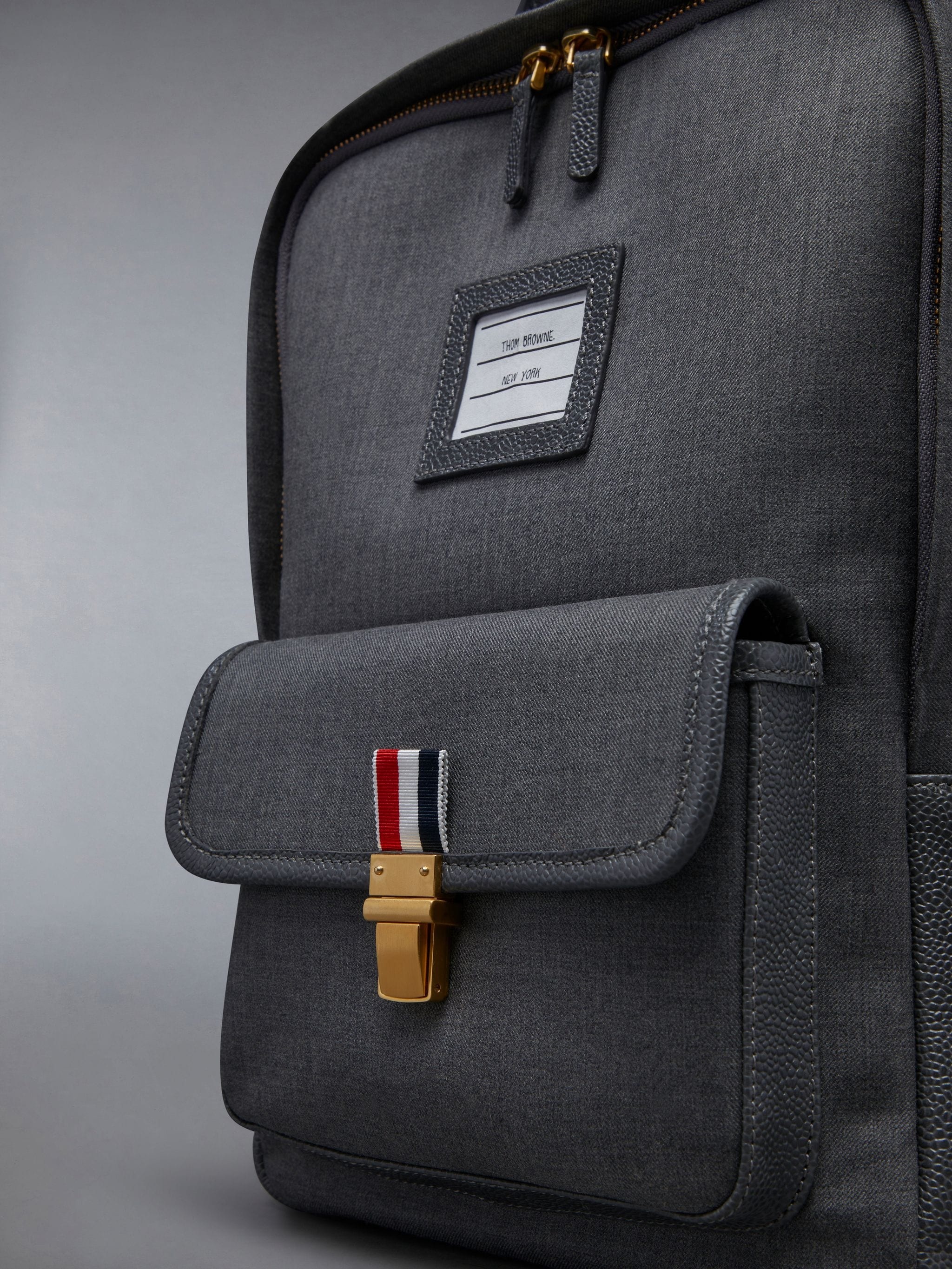 Super 120's Twill Front Pocket School Backpack - 6
