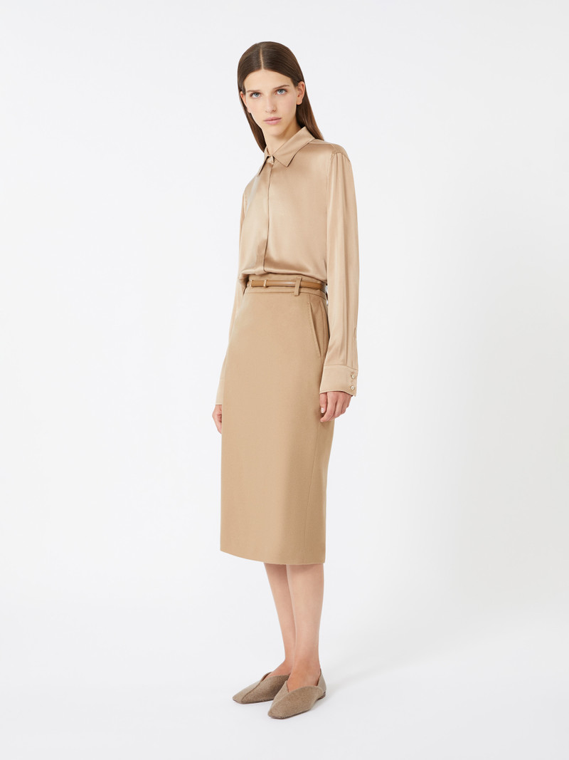 Max Mara ALETE1234 Wool pencil skirt outlook