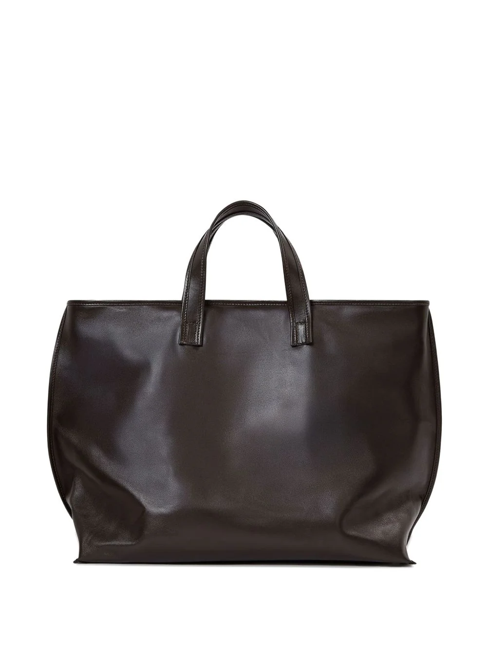 leather tote bag - 1