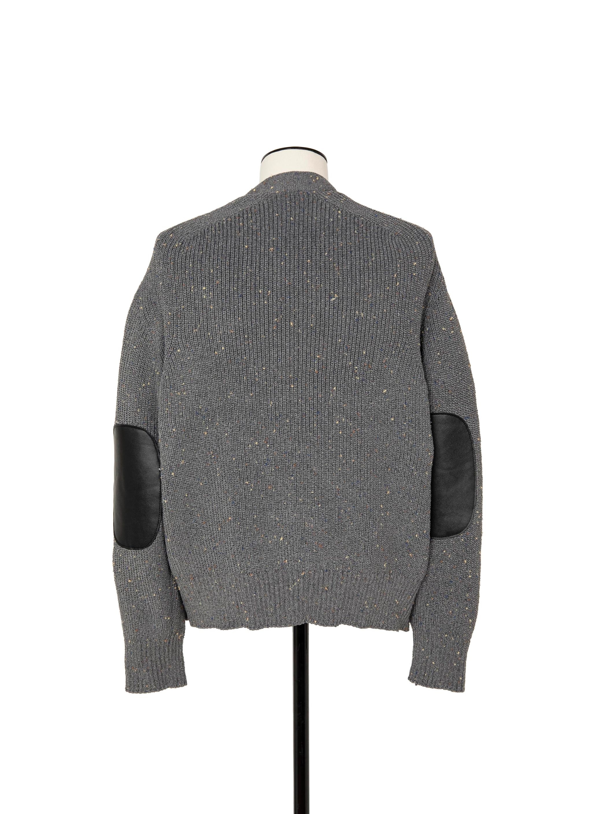 Nep Yarn Knit Cardigan - 3