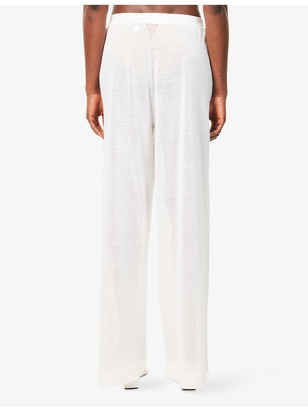 Fluid Wide-Leg Linen And Silk Trousers - 4