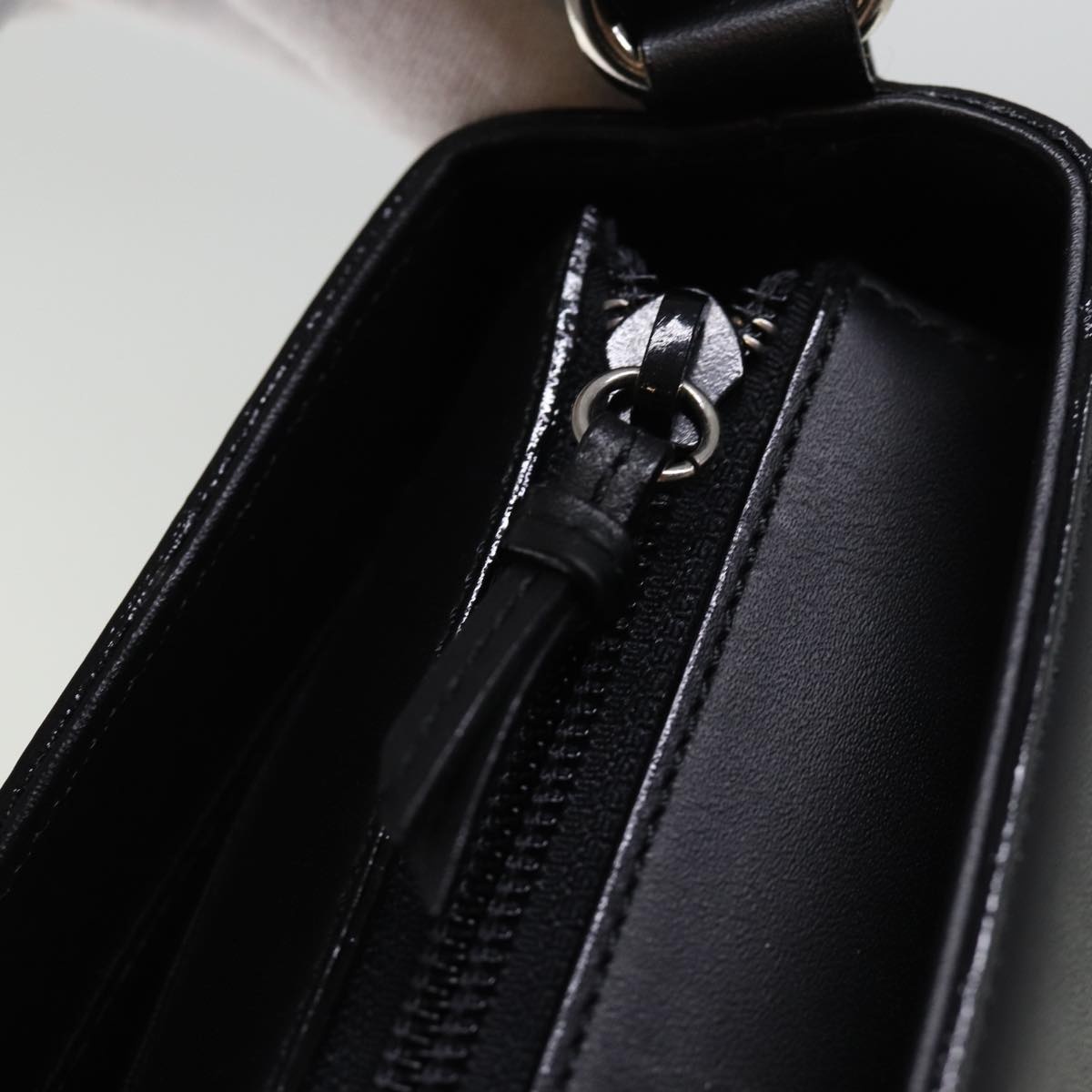 Burberry Hand Bag Leather Black - 10