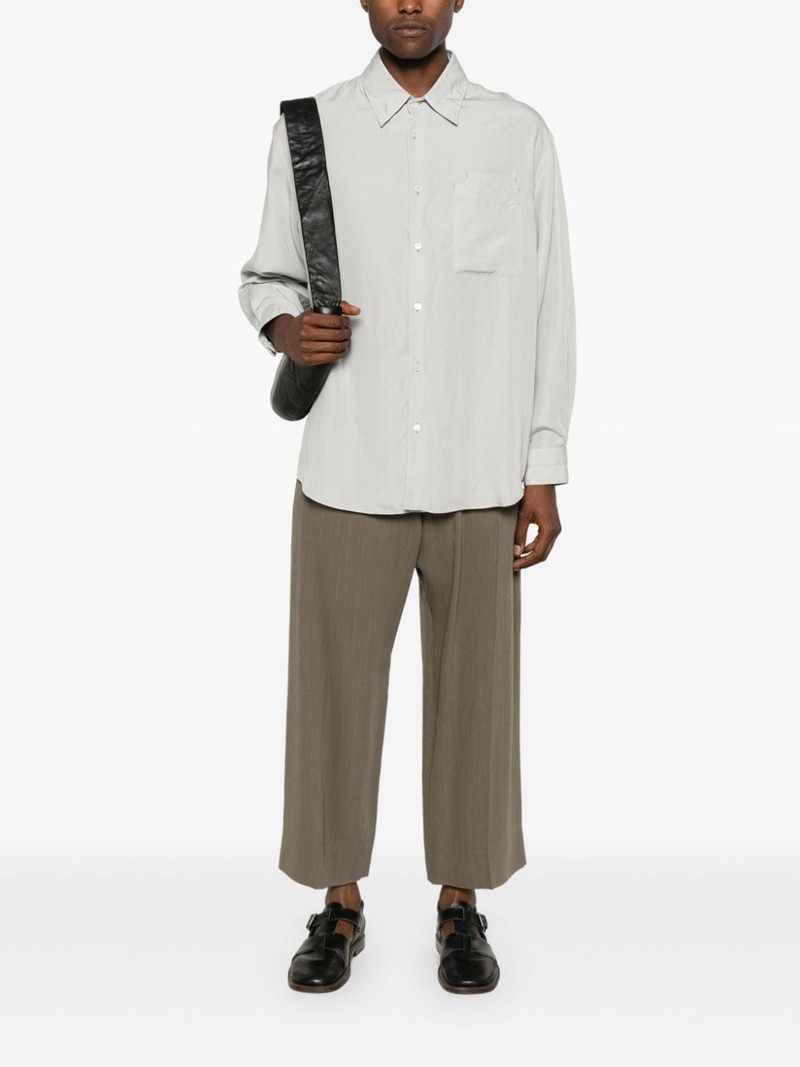 double-pocket lyocell shirt 3