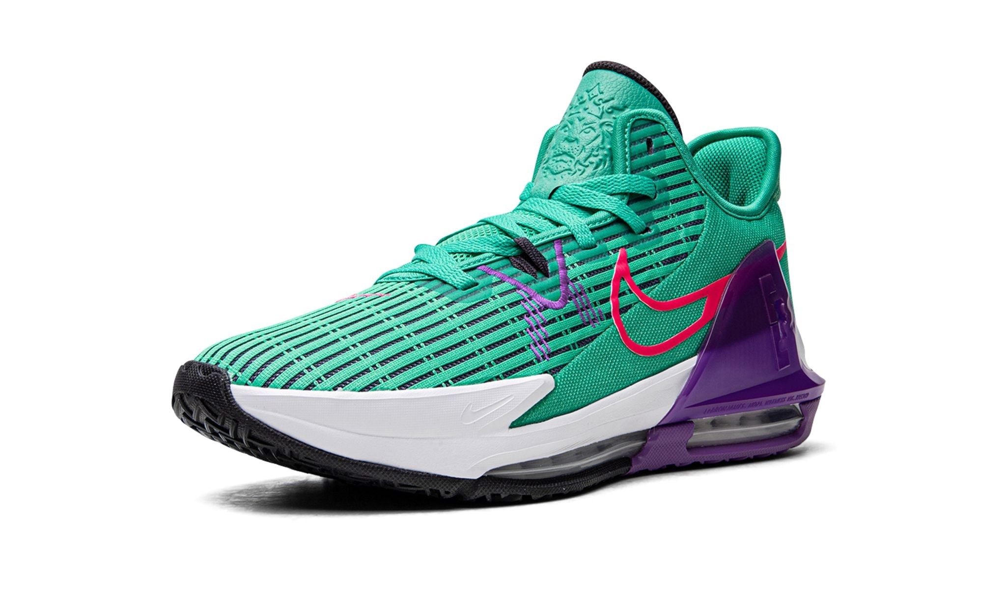 LeBron Witness VI "Clear Emerald / Wild Berry" - 4