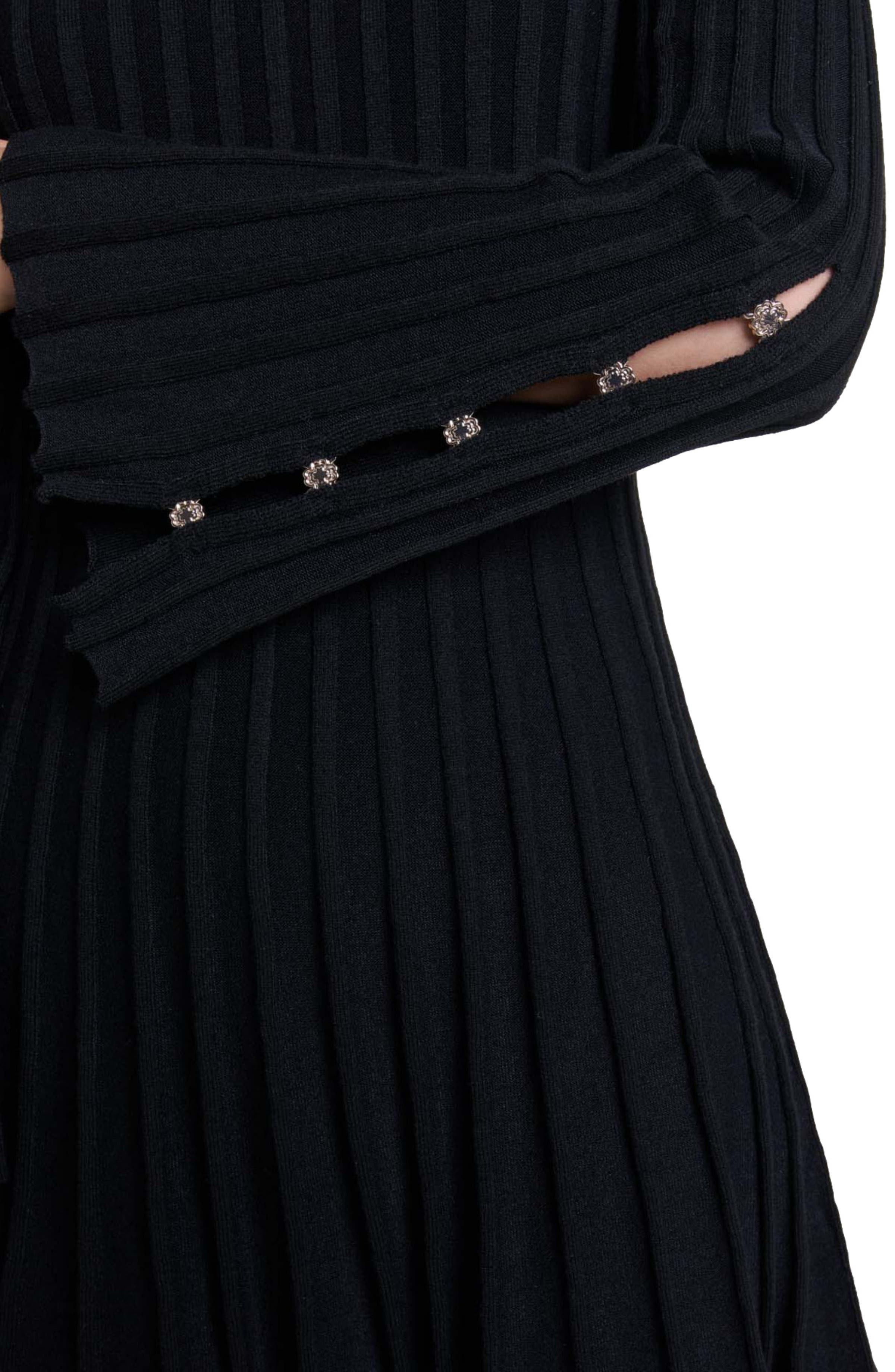 maje Short knit dress in Black at Nordstrom - 6