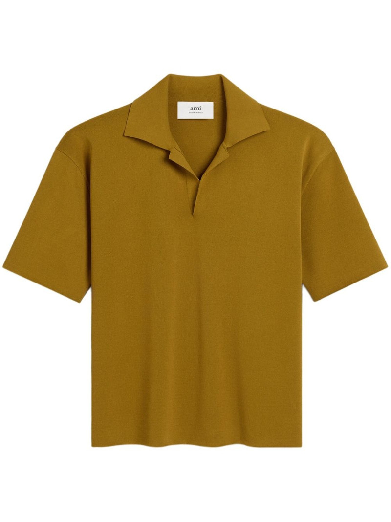 fine-knit polo shirt 1