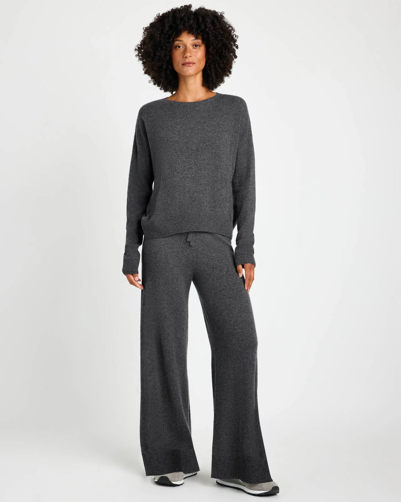 Tori Cashmere Wide Leg Pant - 1