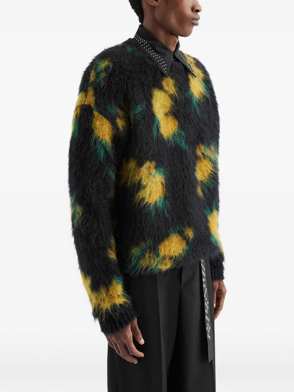 brushed-effect sweater - 3