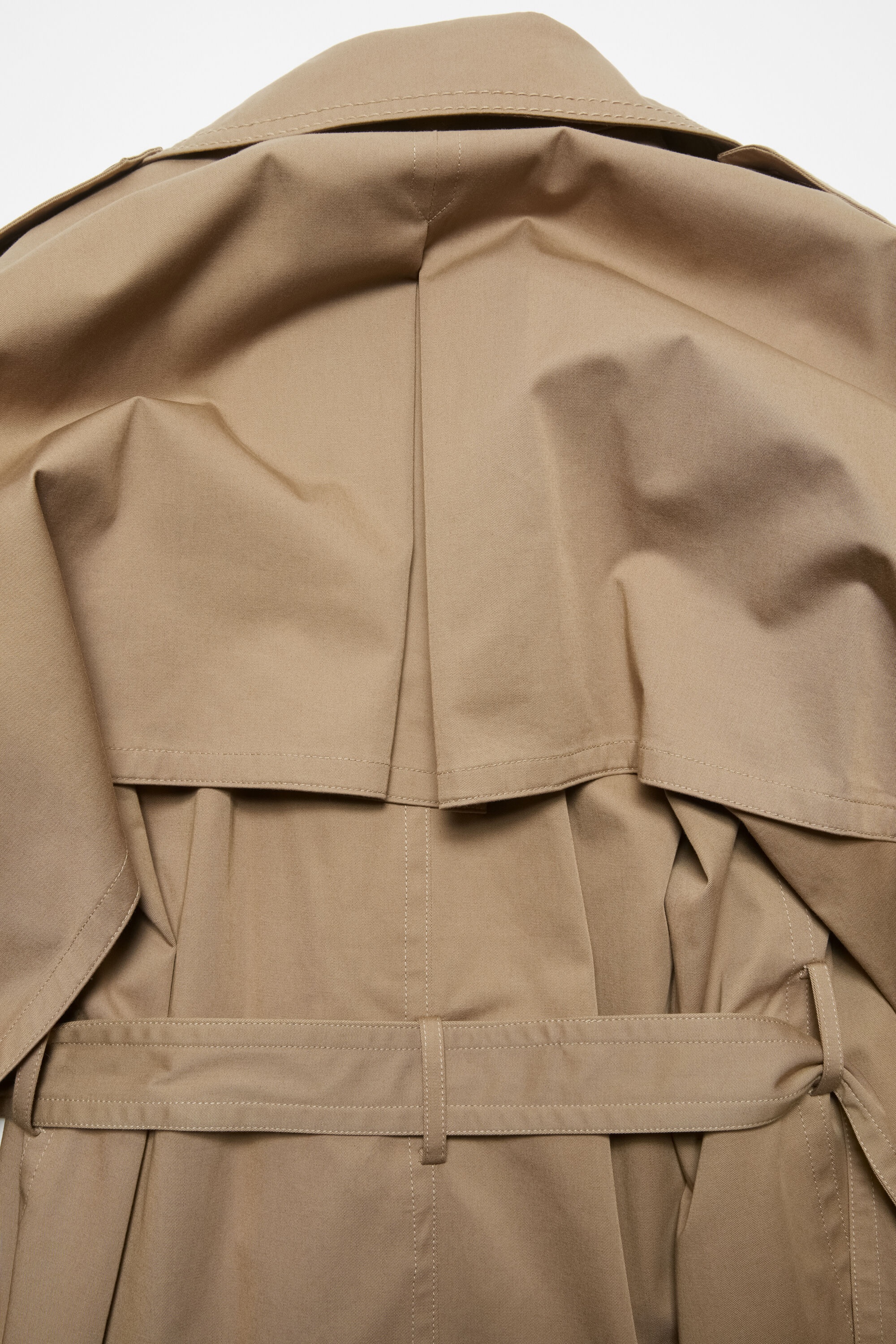 Double-breasted trench coat - Cold beige - 6
