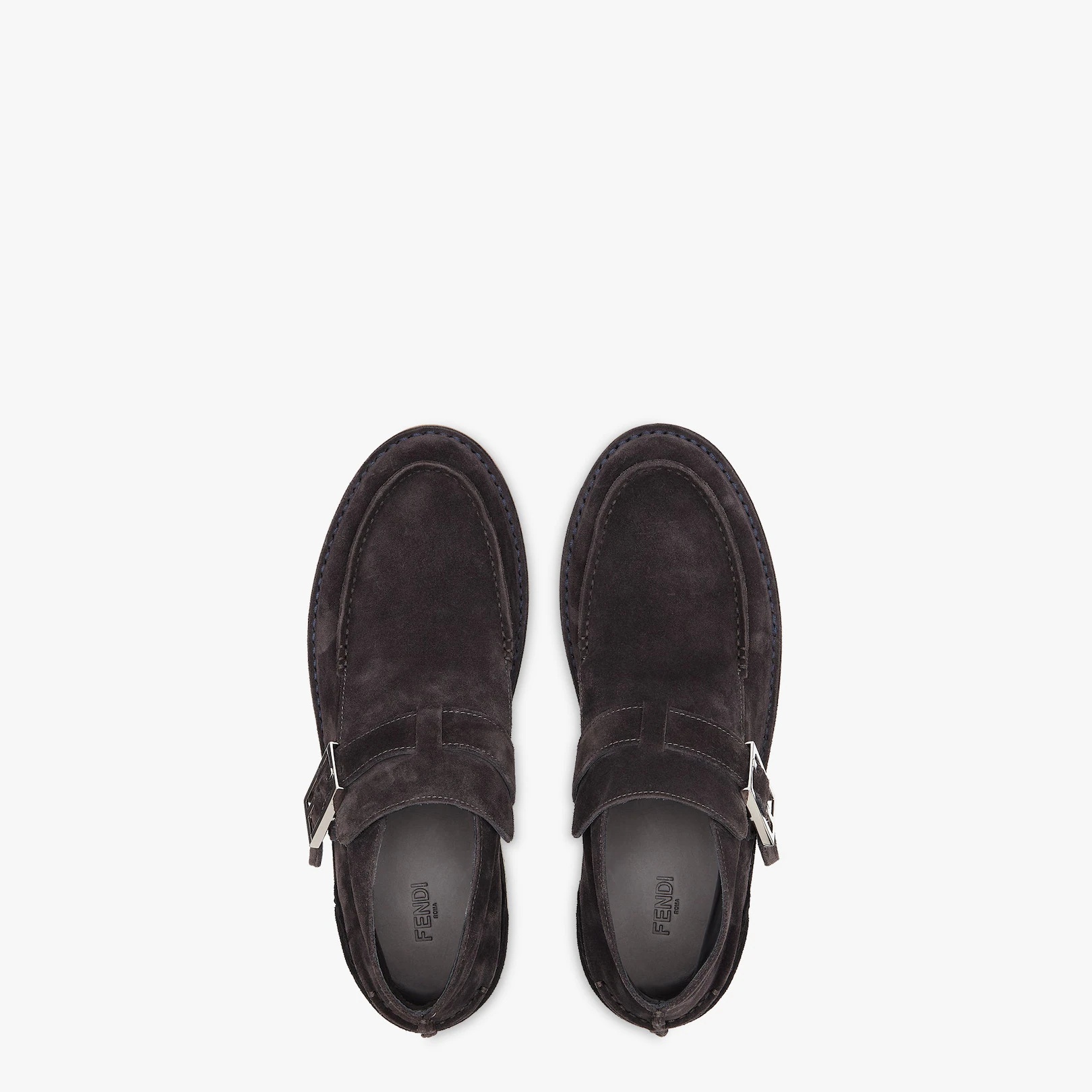 Black suede desert boots - 4
