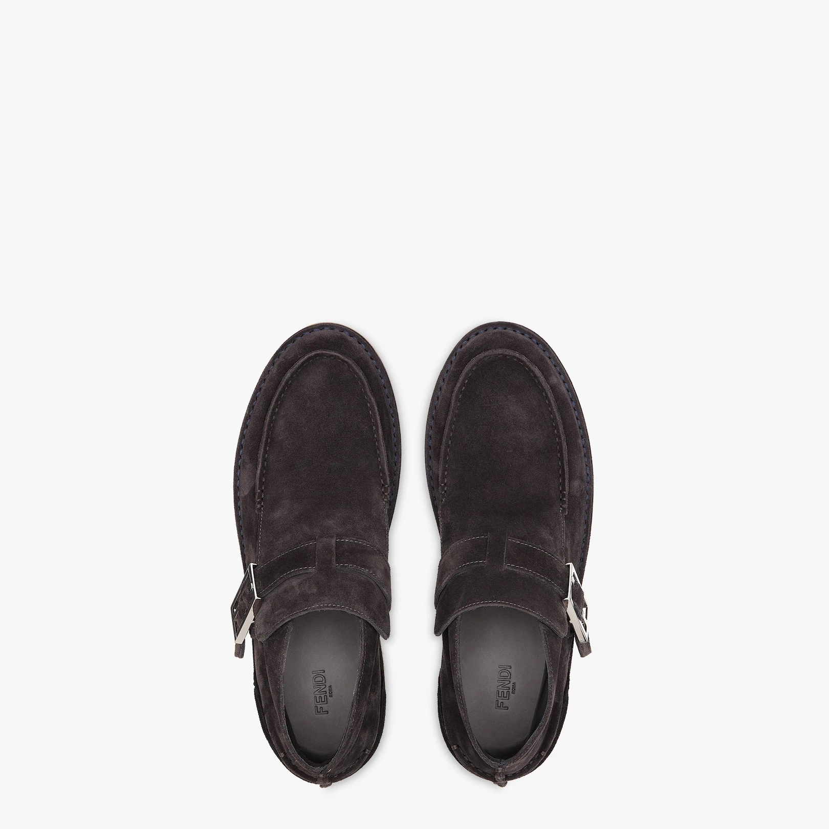 Black suede desert boots - 4