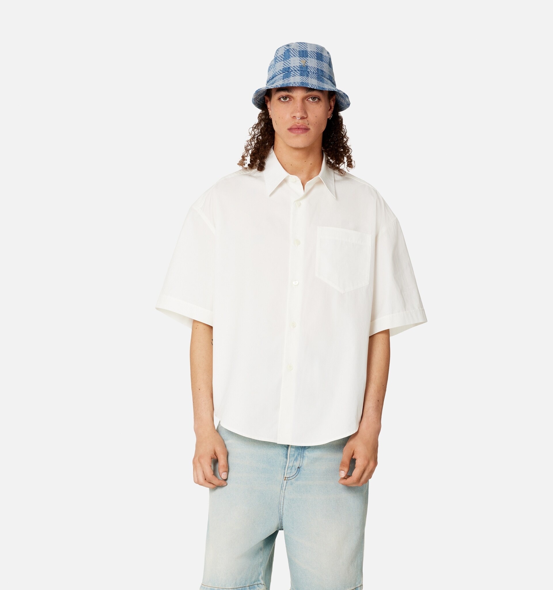 Short Sleeves Boxy Fit Shirt - 2