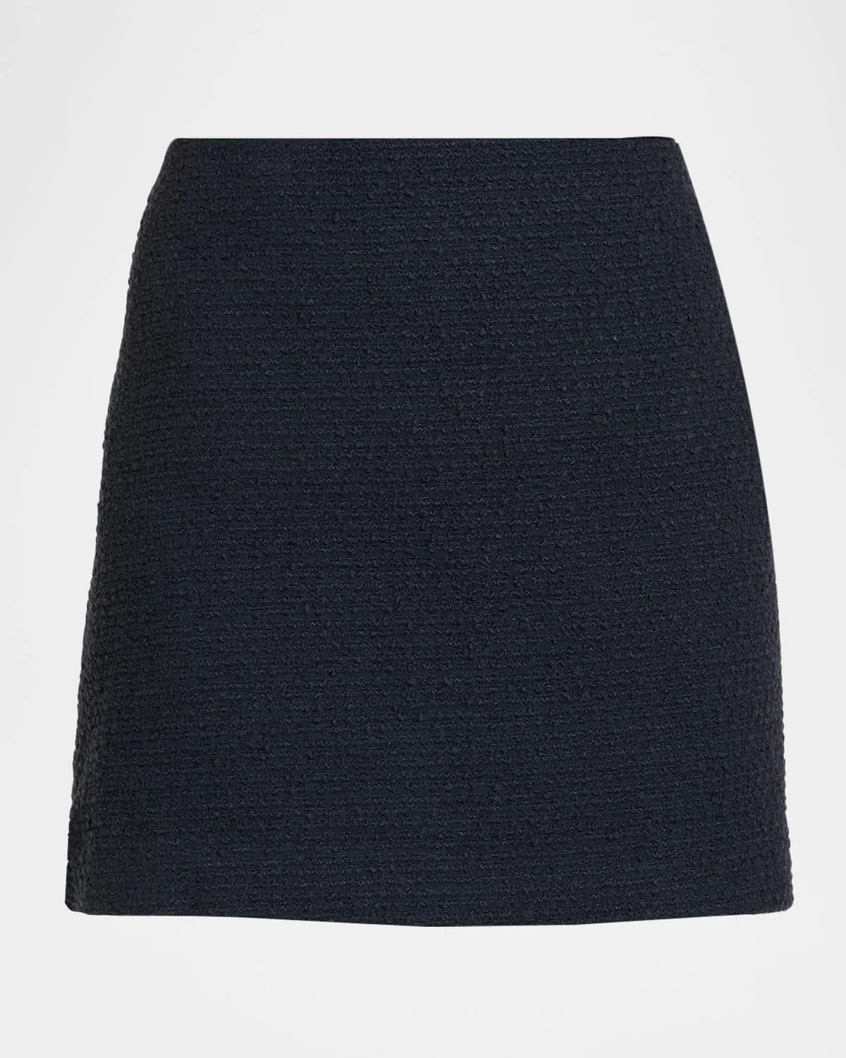Straight Tweed Mini Skirt - 1