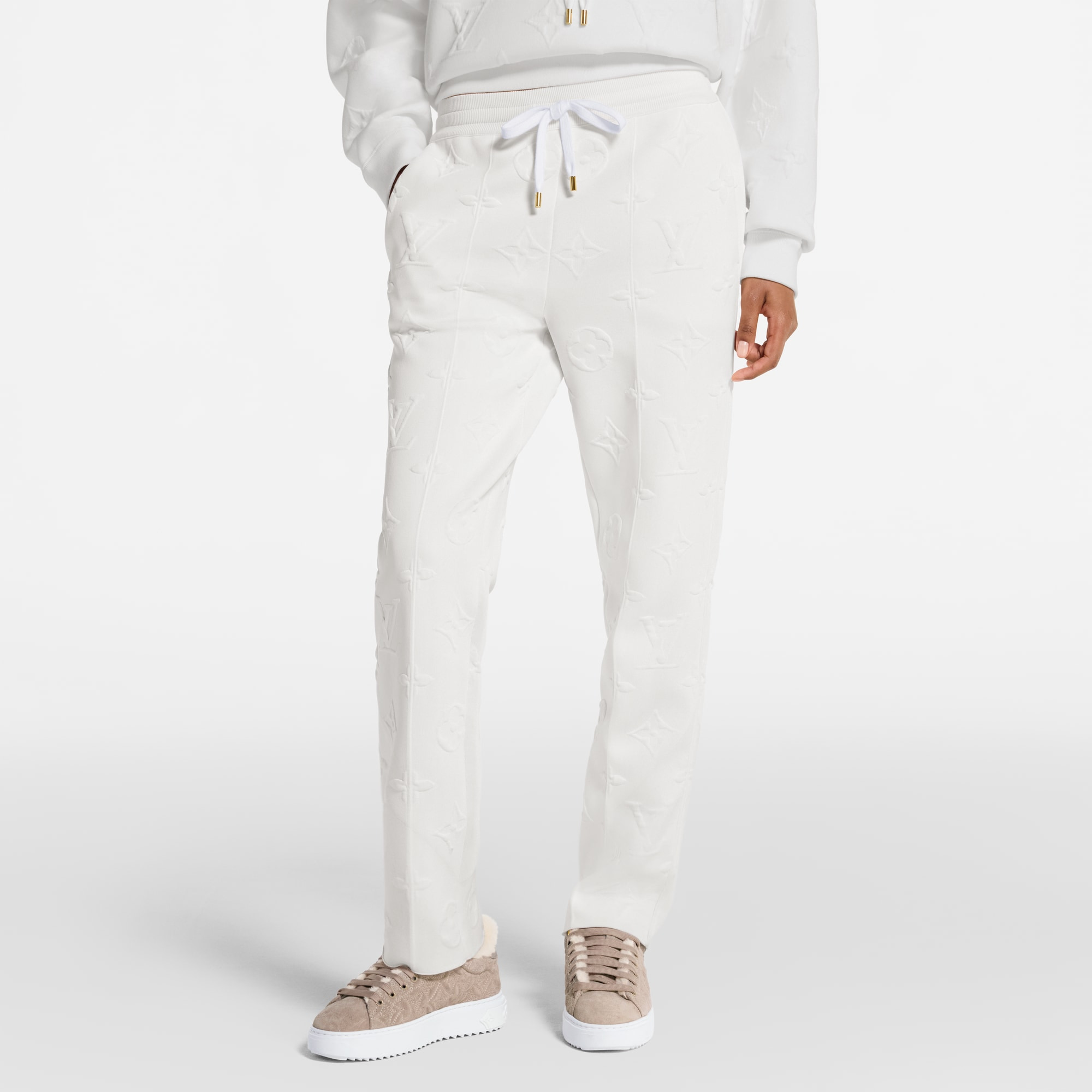 3D Monogram Jogging Pants - 4