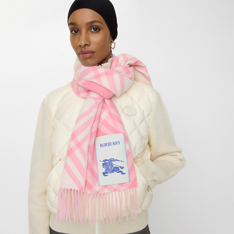 Burberry Check Cashmere Scarf outlook
