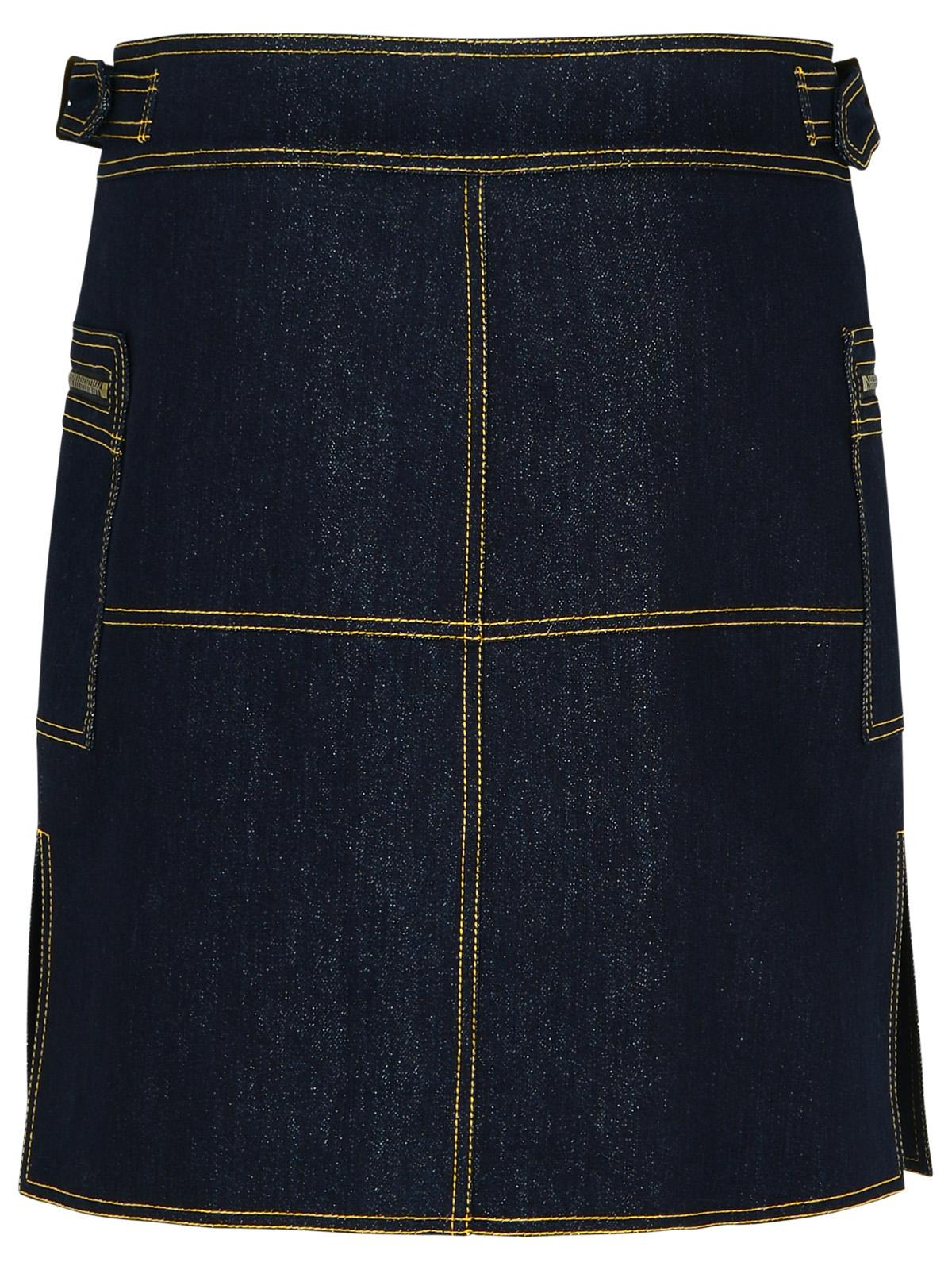 Etro Dark Blue Denim Miniskirt Women - 3