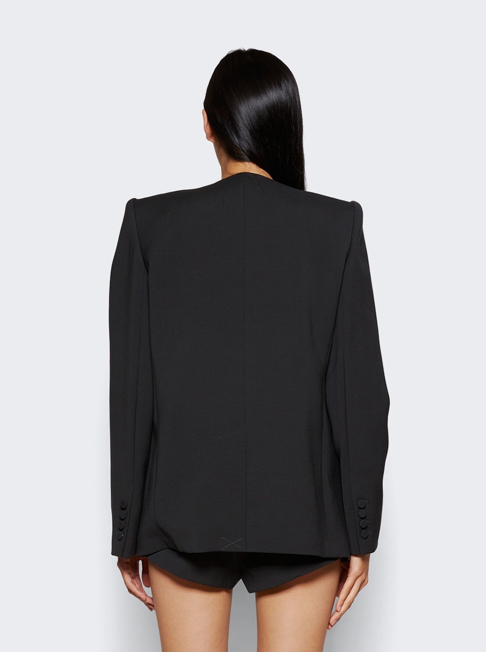 Crystal Bone Relaxed Blazer Charcoal - 5