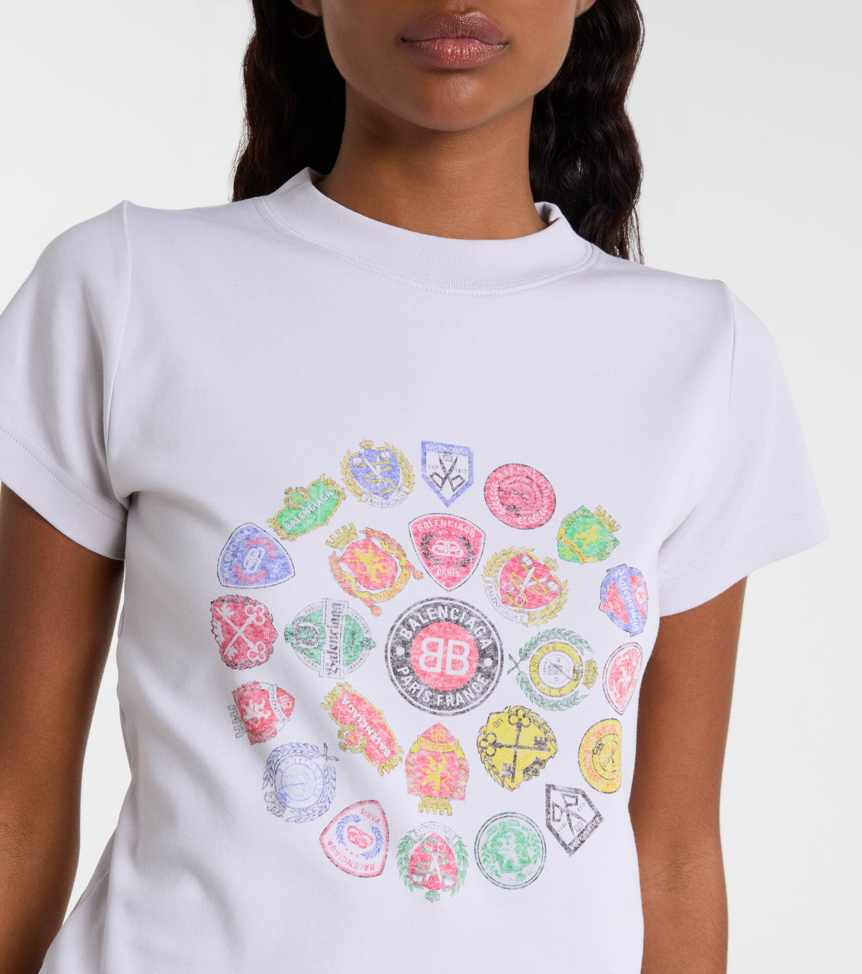 Printed cotton jersey T-shirt - 4