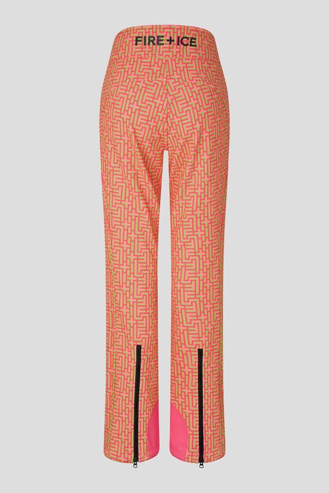 Ireen Ski pants in Pink/Lime - 2