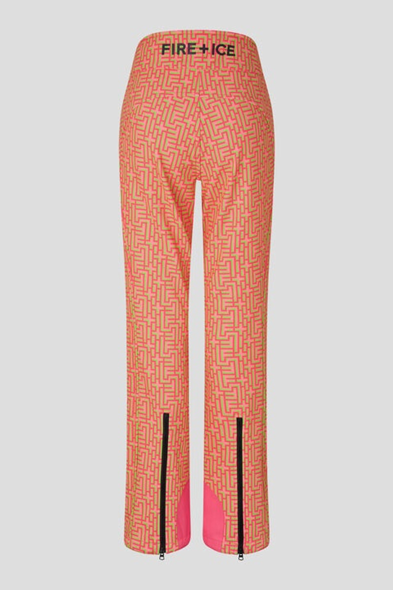 BOGNER Ireen Ski pants in Pink/Lime outlook