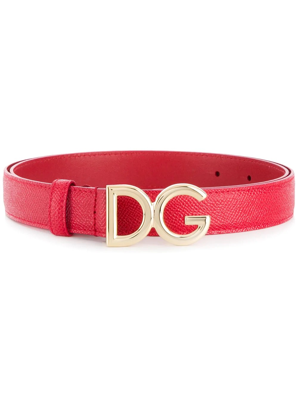 logo buckle belt - 1