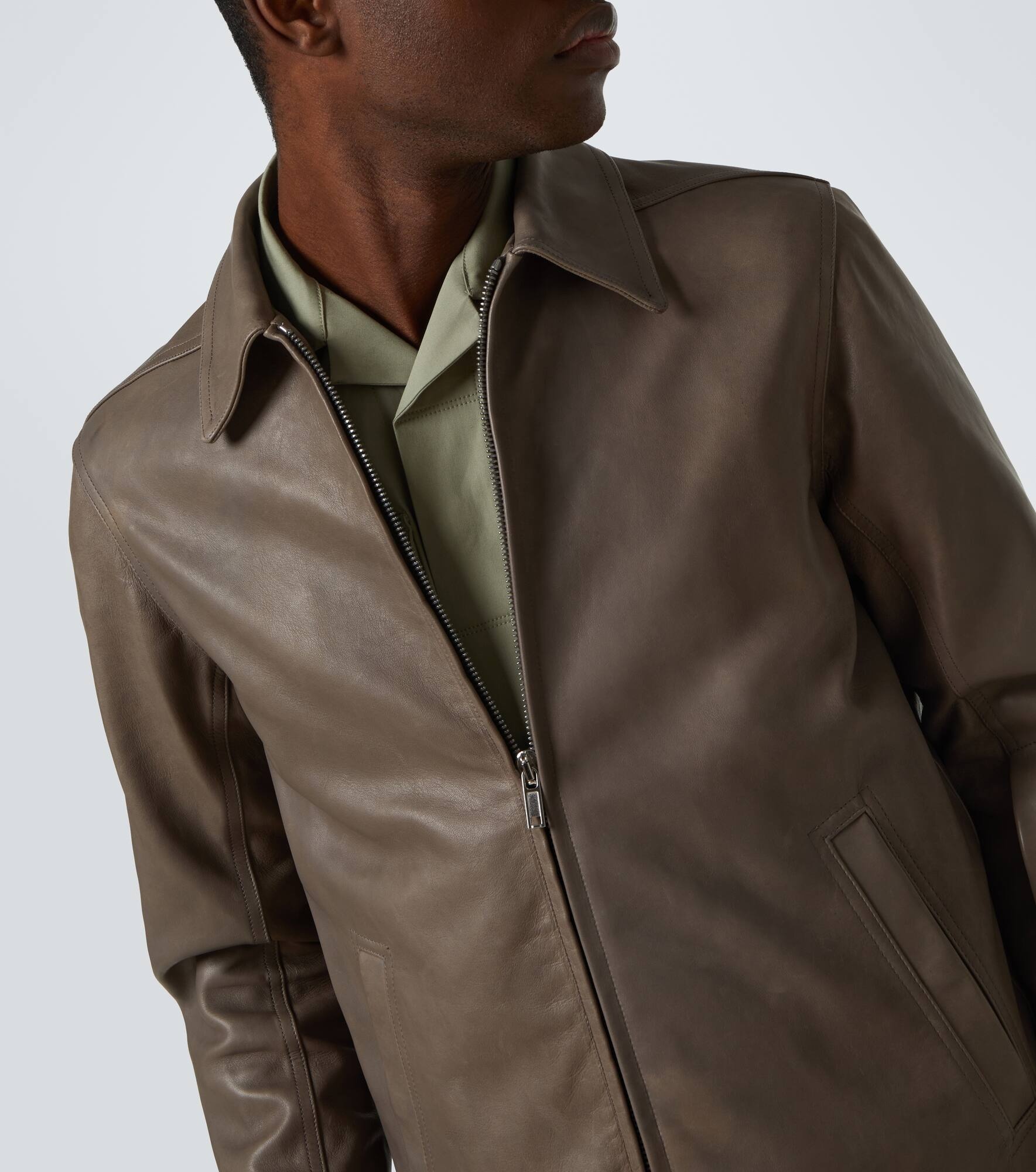 Brad leather jacket - 5